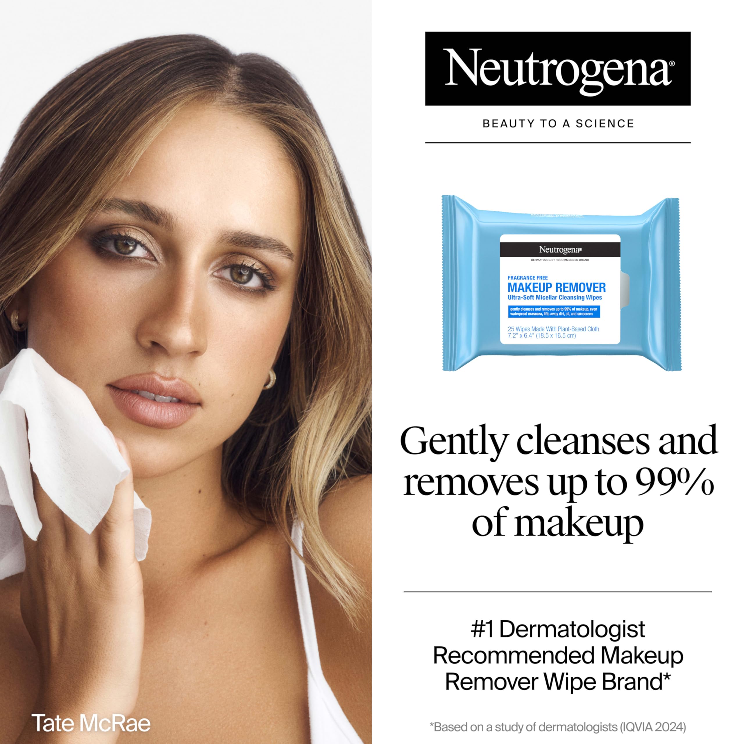 Neutrogena Makeup Remover Wipes Singles, Individually Wrapped, Daily Facial Cleanser Towelettes, Gently Removes Oil & Makeup, Alcohol-Free, 20 ct