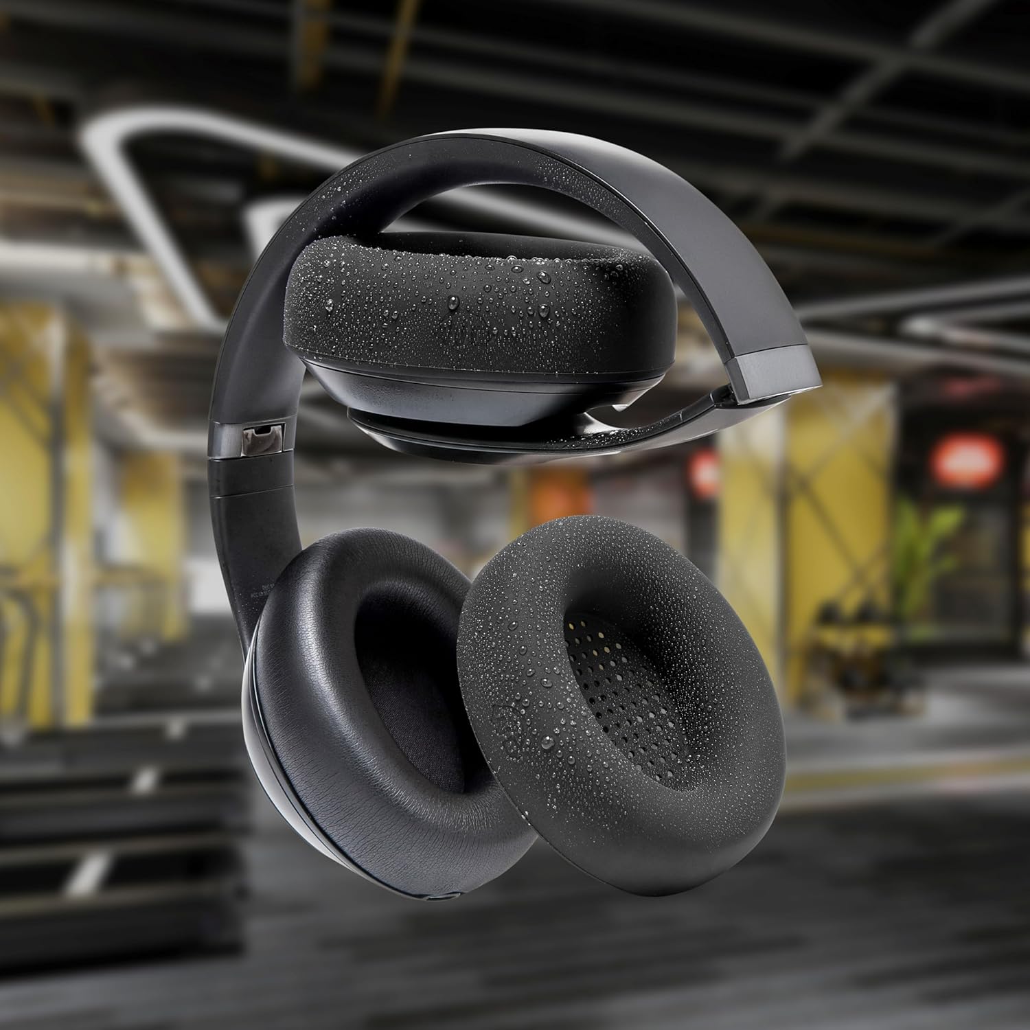 WC SweatZ Studio Pro - Patented Protective Silicone Earpad Covers for Beats Studio Pro Made by Wicked Cushions | Sweatproof & Easily Washable | Black