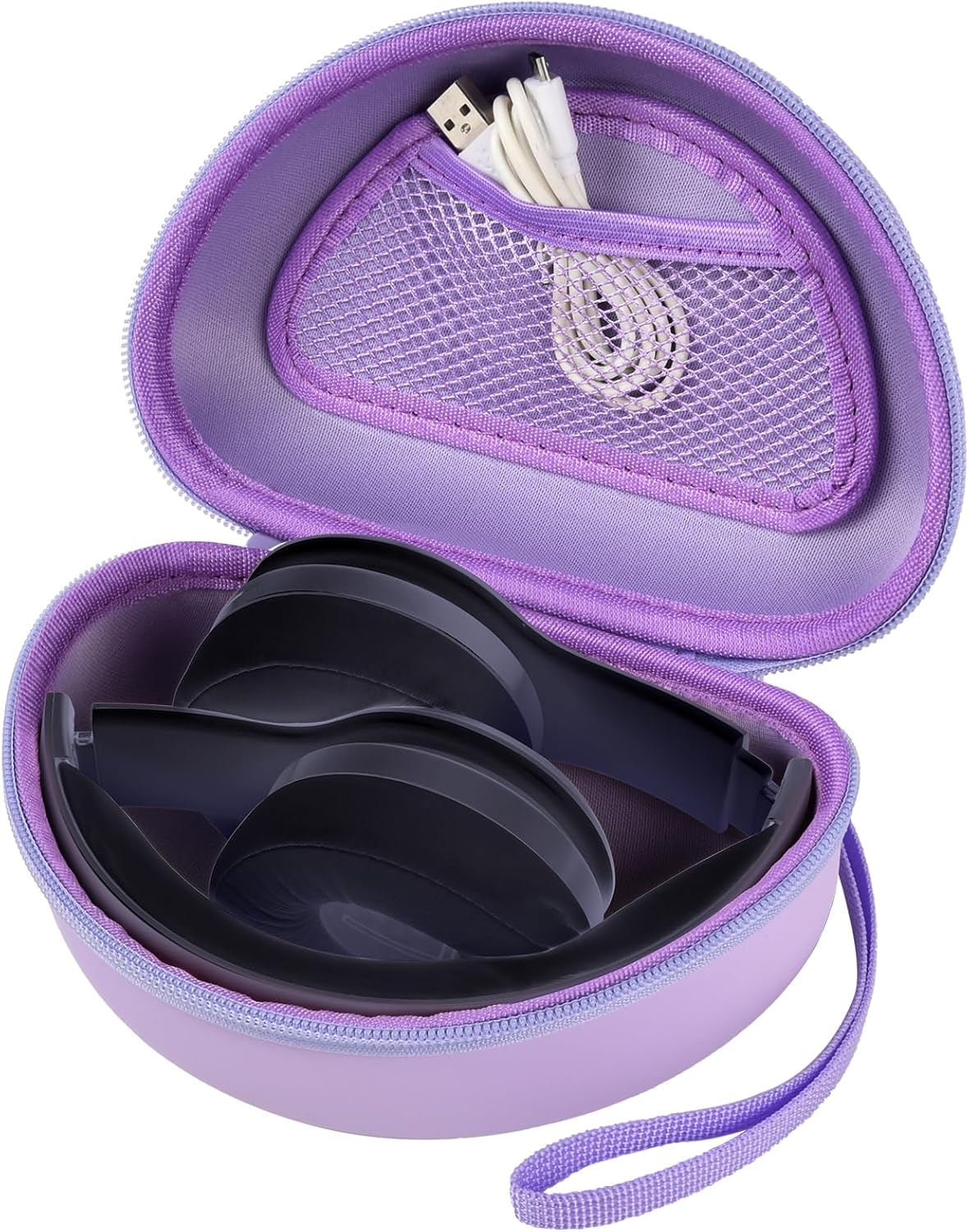 Headphone Case Compatible with Beats Solo 4/ Studio Pro x Kim Kardashian/ Solo3/ Studio3/ Solo2/ Solo Pro Bluetooth On-Ear Headphones Headset - Blue