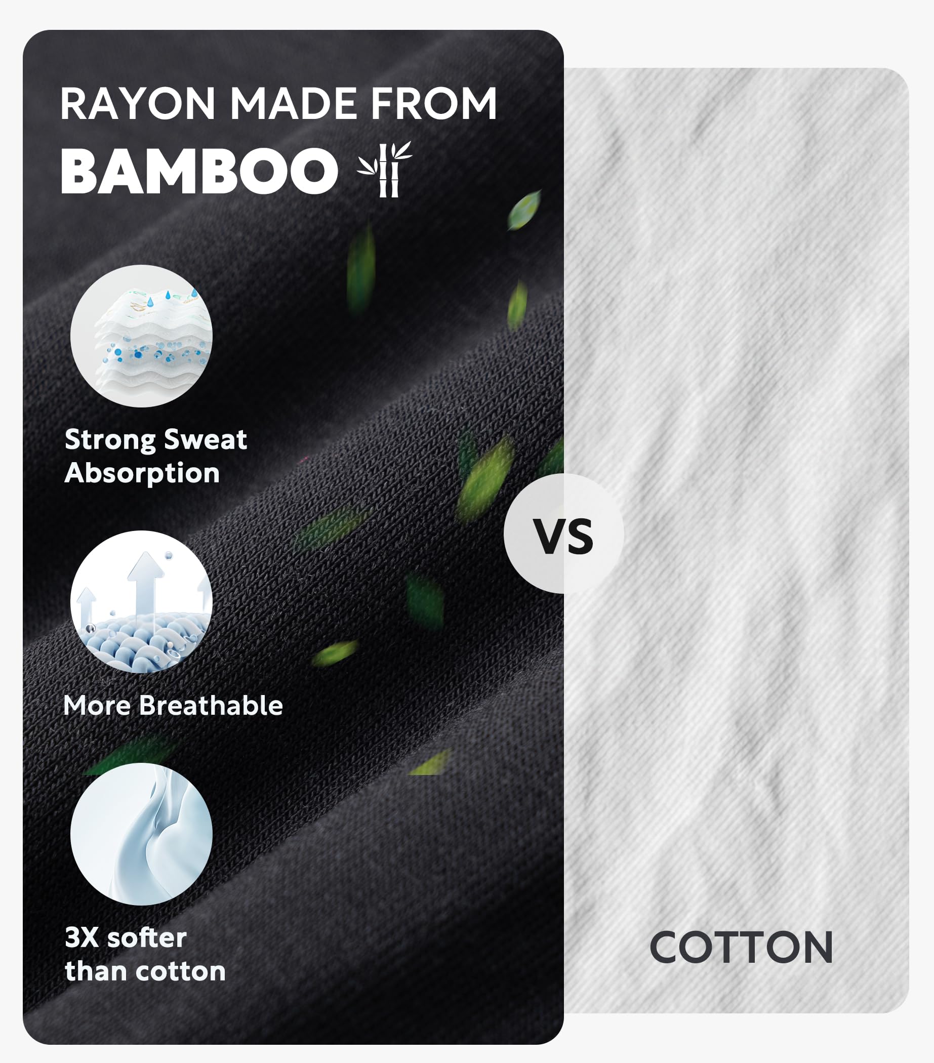 DAVID ARCHY Men's Underwear Briefs Rayon Made from Bamboo Wicking-Moisture Support Pouch Soft Underwear for Men 4 or 7 Pack