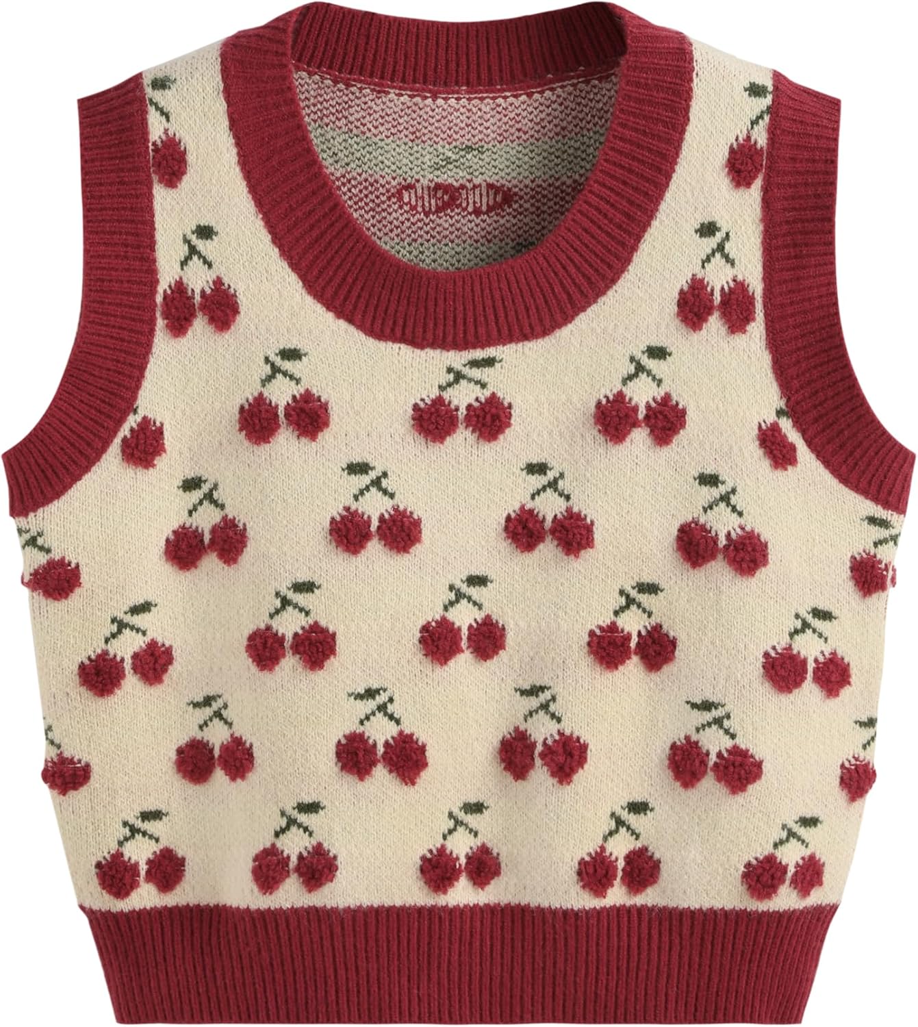 CIDER Sweater Vest Women Sleeveless Cropped Sweaters Cute Graphic Tank Tops Old Money Clothes Fall Outfits
