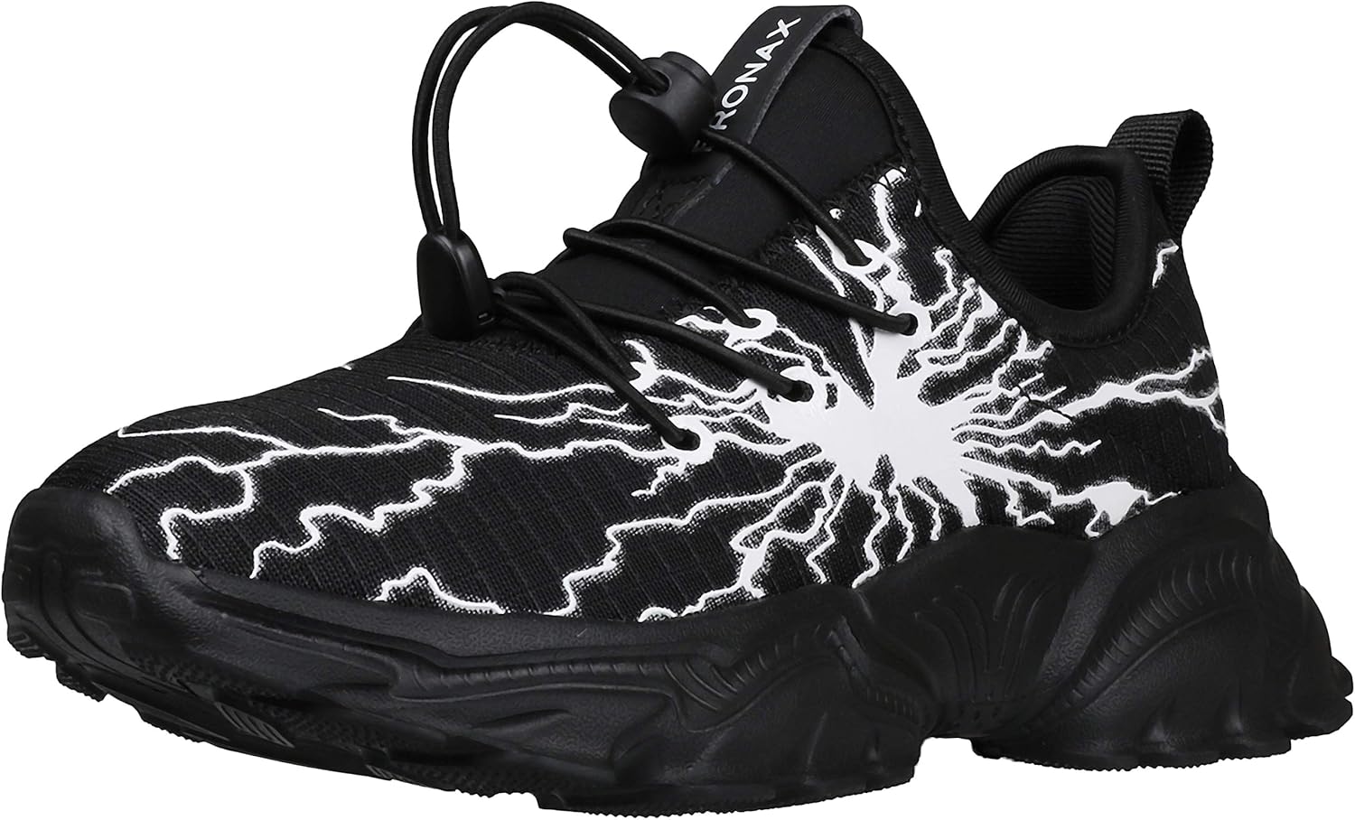 BRONAX Little/Big Boys Comfortable Graffiti Personality Tennis Shoes