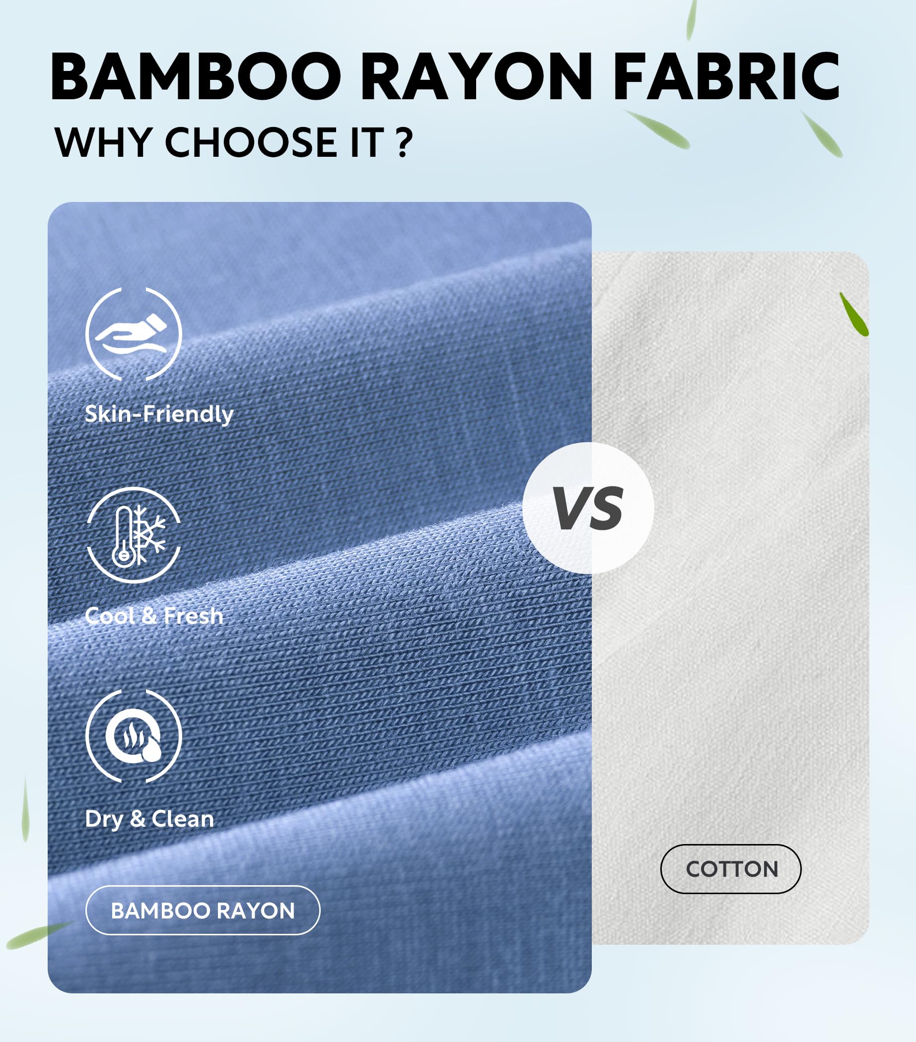 DAVID ARCHY Mens Underwear Rayon Made from Bamboo 7-Pack, Wicking-Moisture & Cool Boxer Briefs with Support Pouch