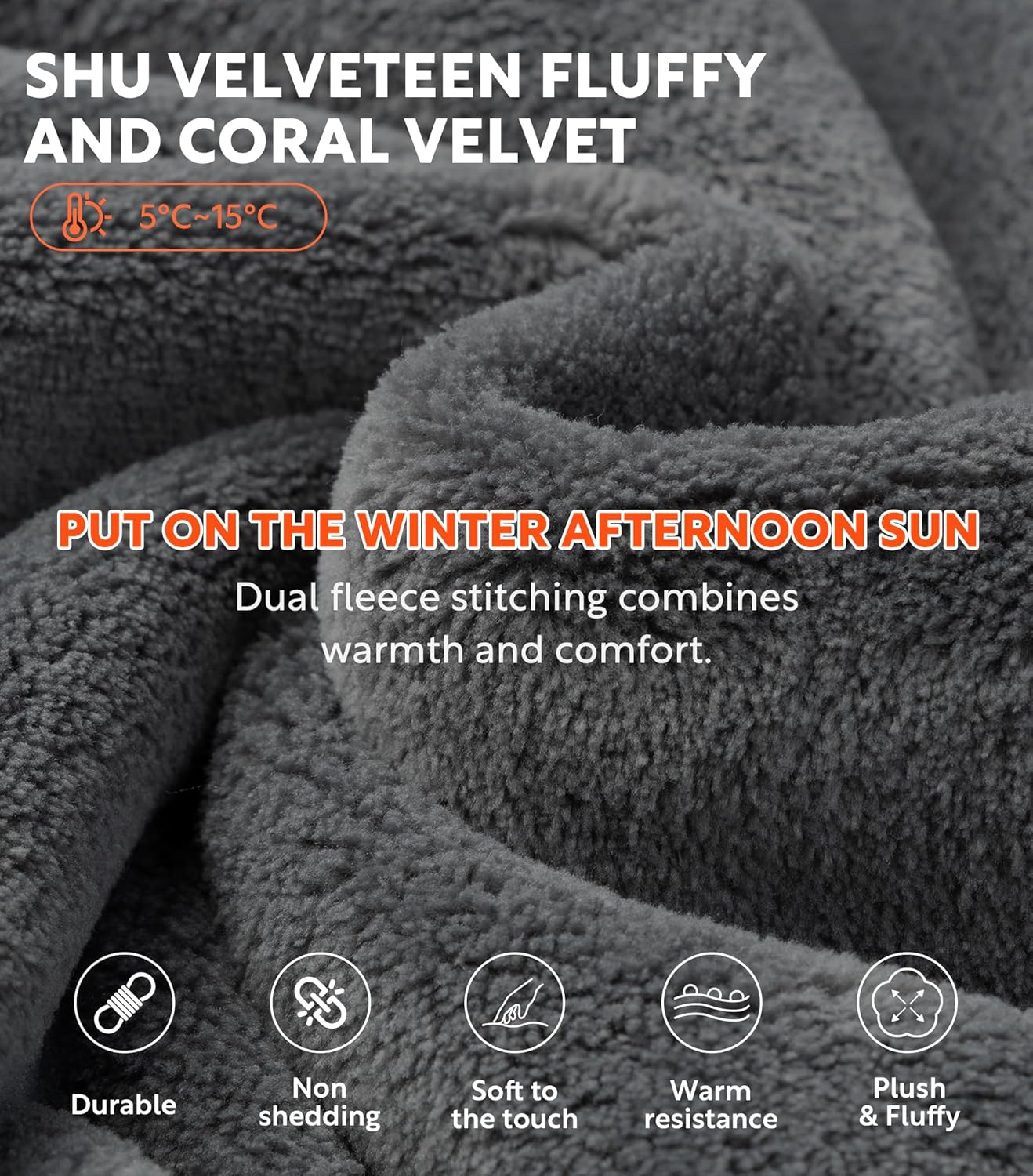 DAVID ARCHY Men's Soft Fleece Plush Robe Full Length Long Bathrobe