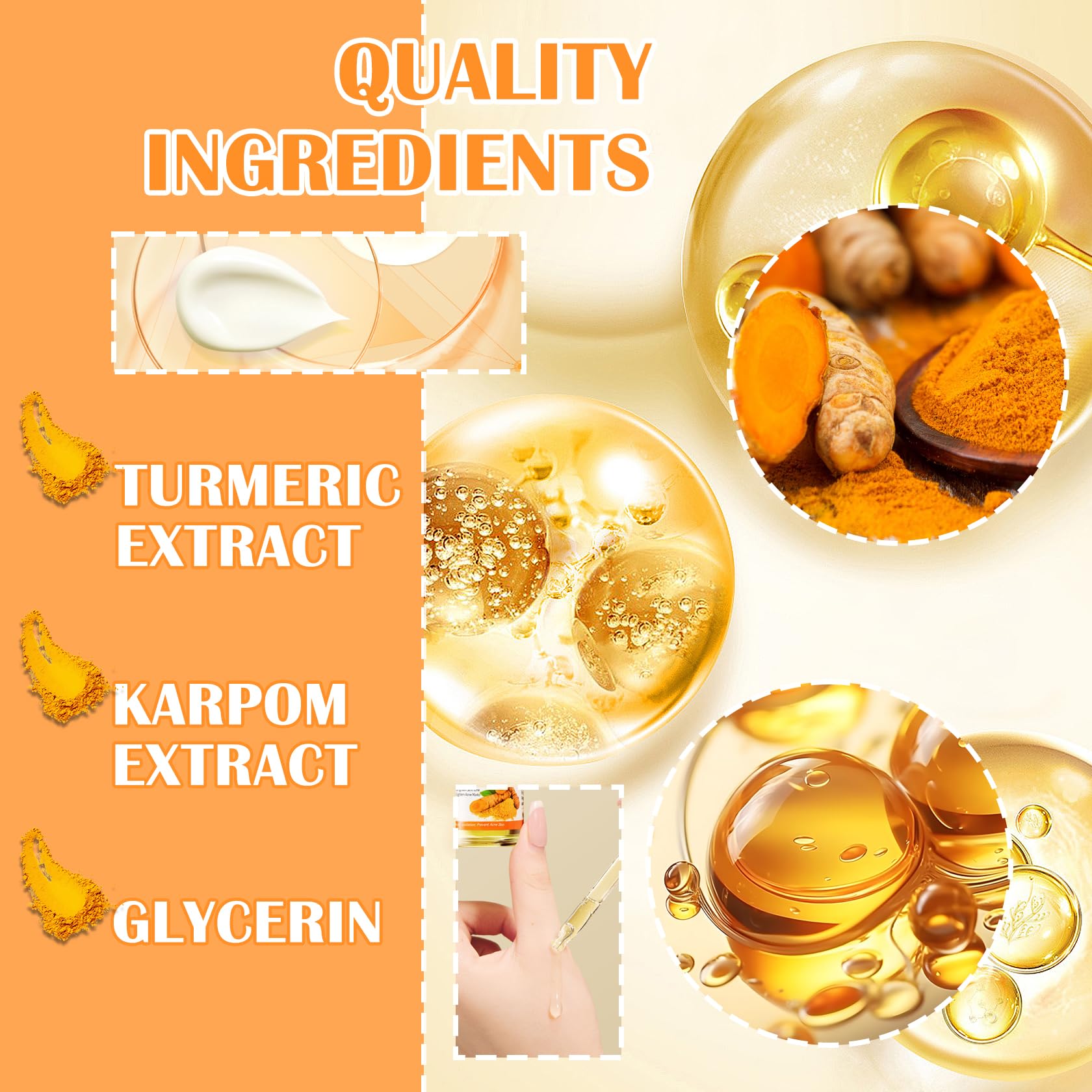 11PCS Turmeric Skincare Set, Skin Care Set with Turmeric Face Wash, Eye Cream, Toner, Facial Cream, Face Serum, Moisturizing Tinted Lip Balm, Under Eye Patches Set with 3 Honey Facial Masks