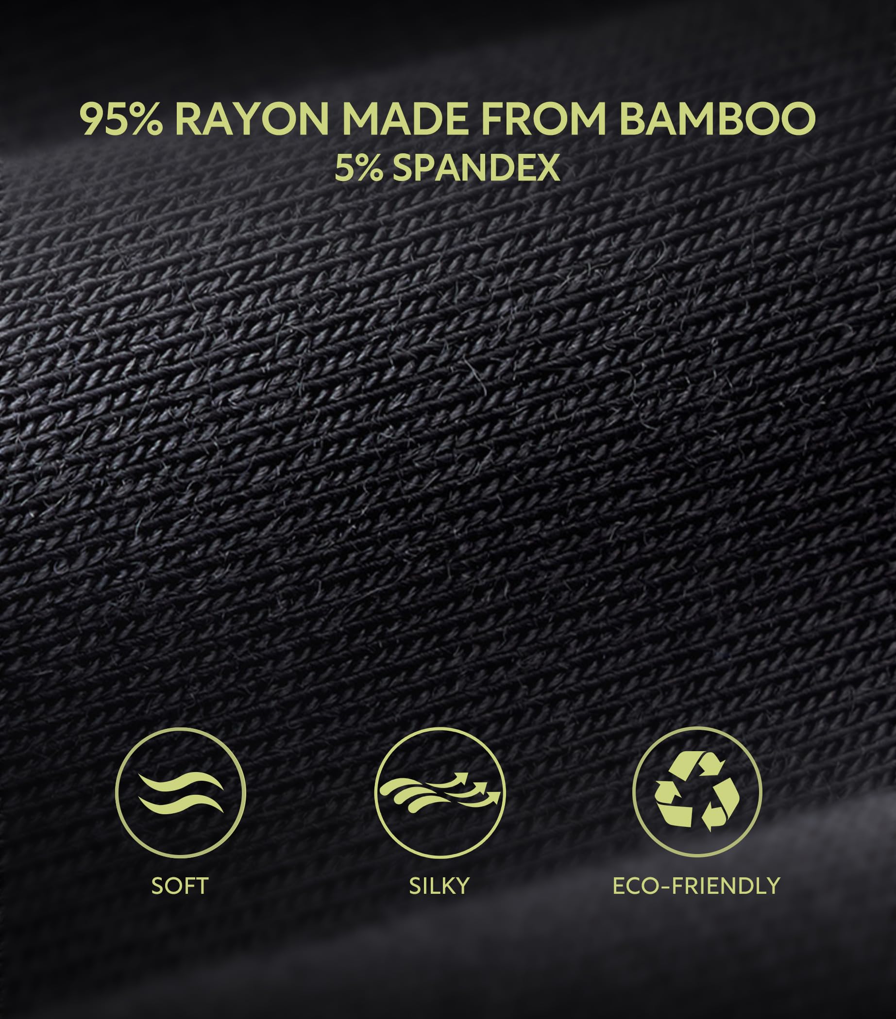 DAVID ARCHY Mens Pajama Pants Bamboo Rayon Lightweight Sleep Bottoms, Breathable Lounge Pants with Pockets Comfy PJs, 2 Pack