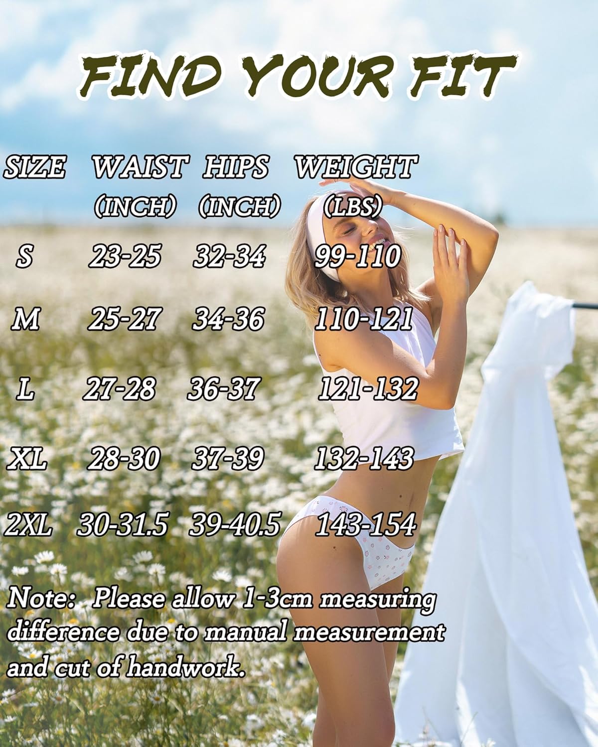 6 Pack Cotton Underwear for Women Cute Low Rise Bikini Panties High Cut Breathable Sexy Hipster Womens Cheeky S-XL