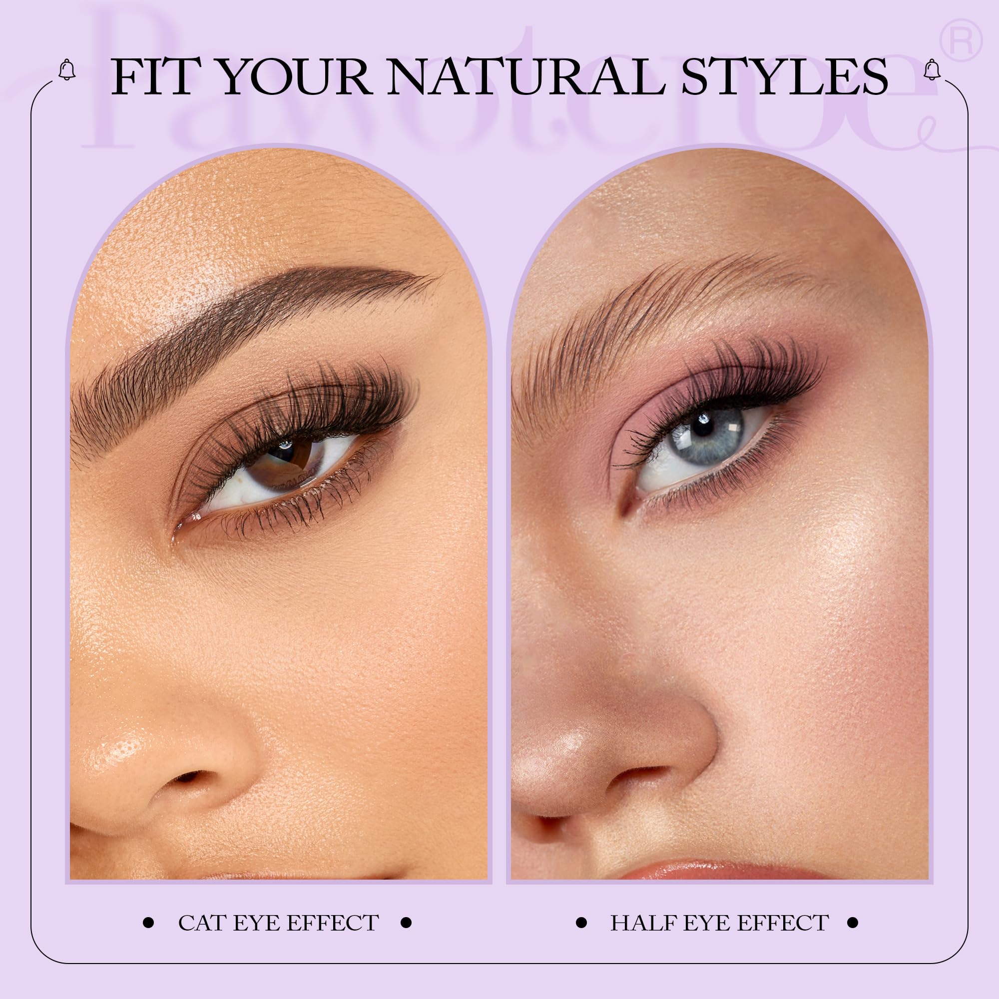 Pawotence Lash Extension Kit DIY 280pcs Lash Clusters Eyelash Extension Kit, 9-16mm 30D 40D Individual Lashes Kit with Lash Bond and Seal, Lash Tweezers for Self Use (30D&40D, 0.07D, 9-16mm, Kit)