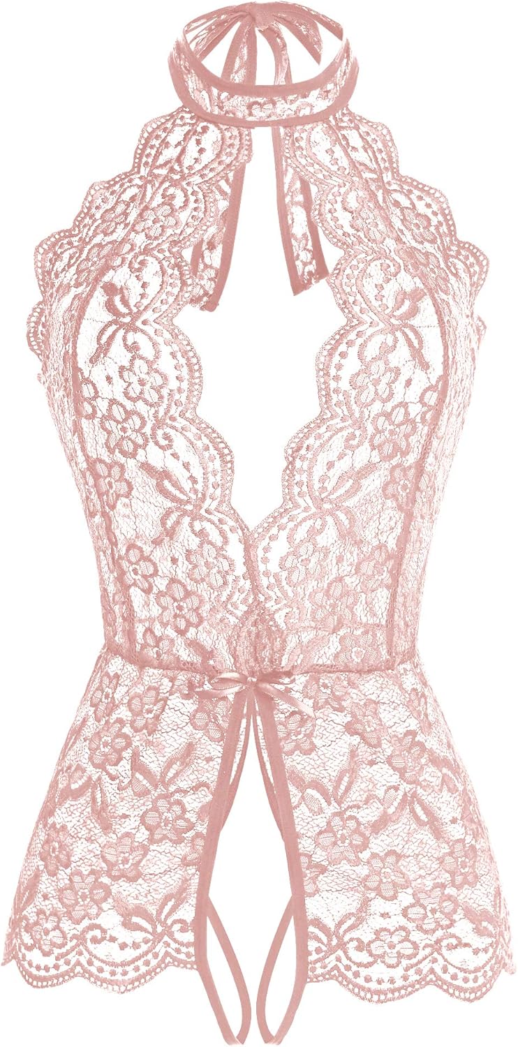 Ababoon Women One Piece Lingerie Lace Sexy Baby Dolls Teddy Sleepwear