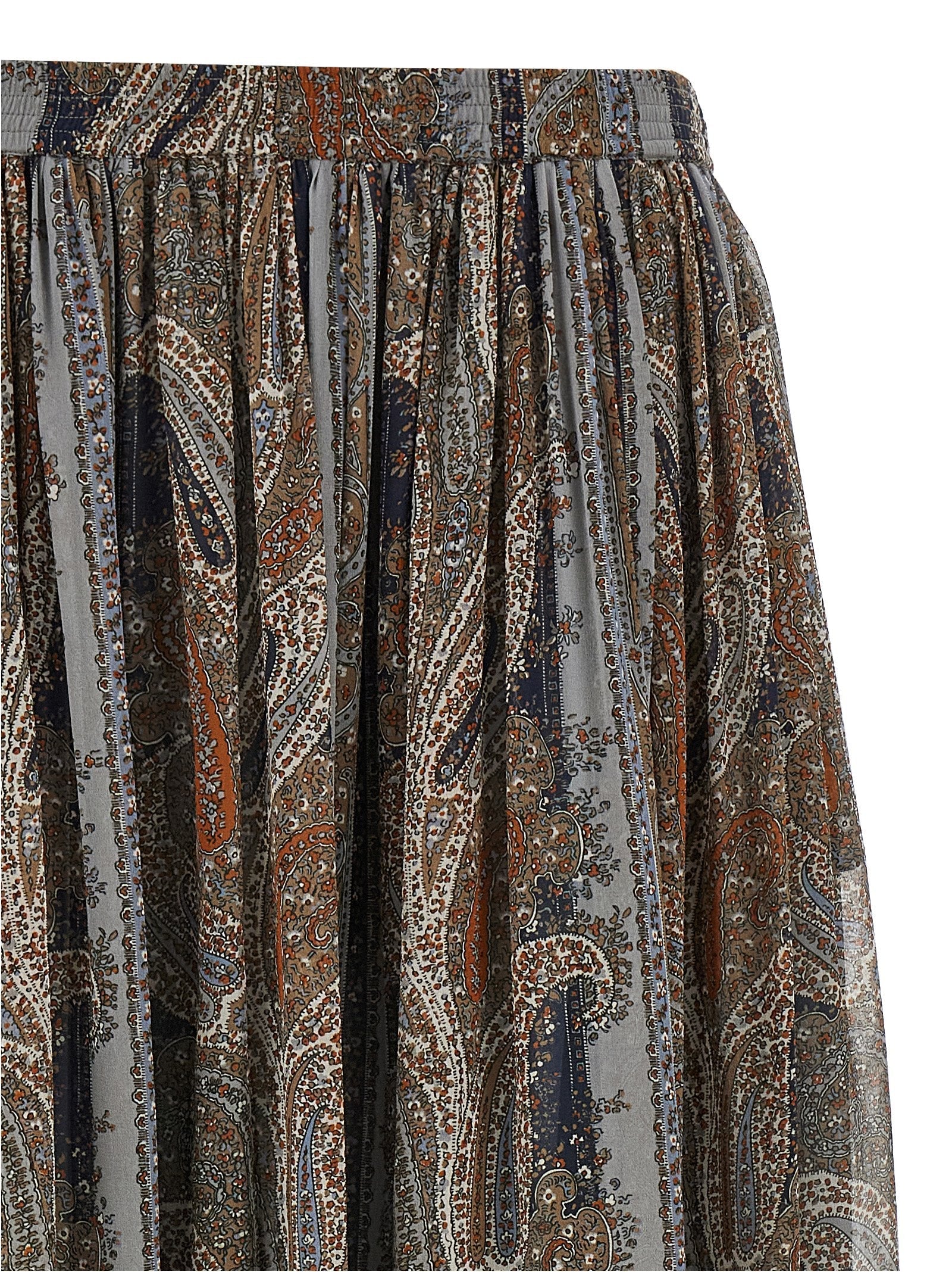 Saint Laurent Women Paisley Skirt