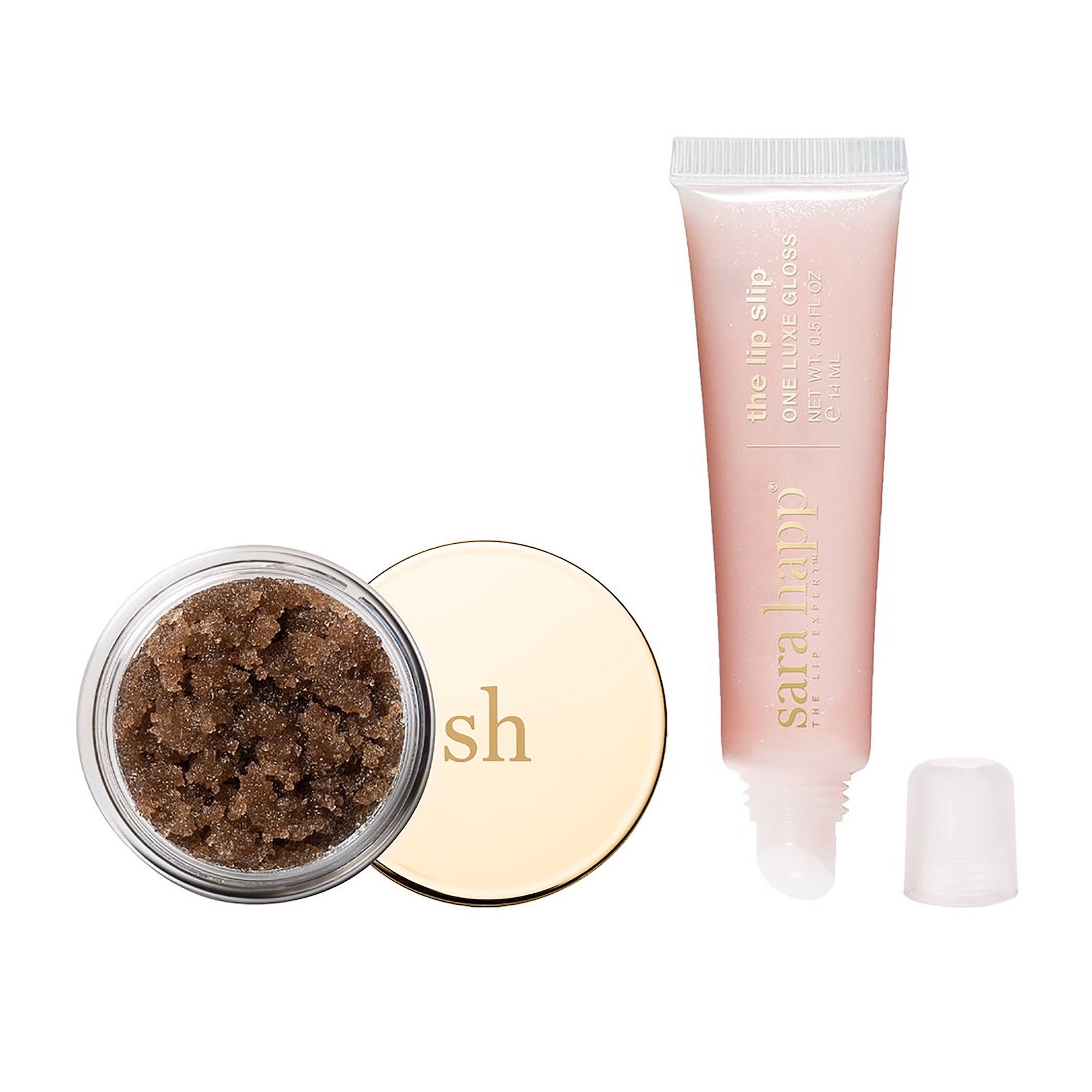Let's Glow™ Lip Scrub & Shine Kit by Sara Happ