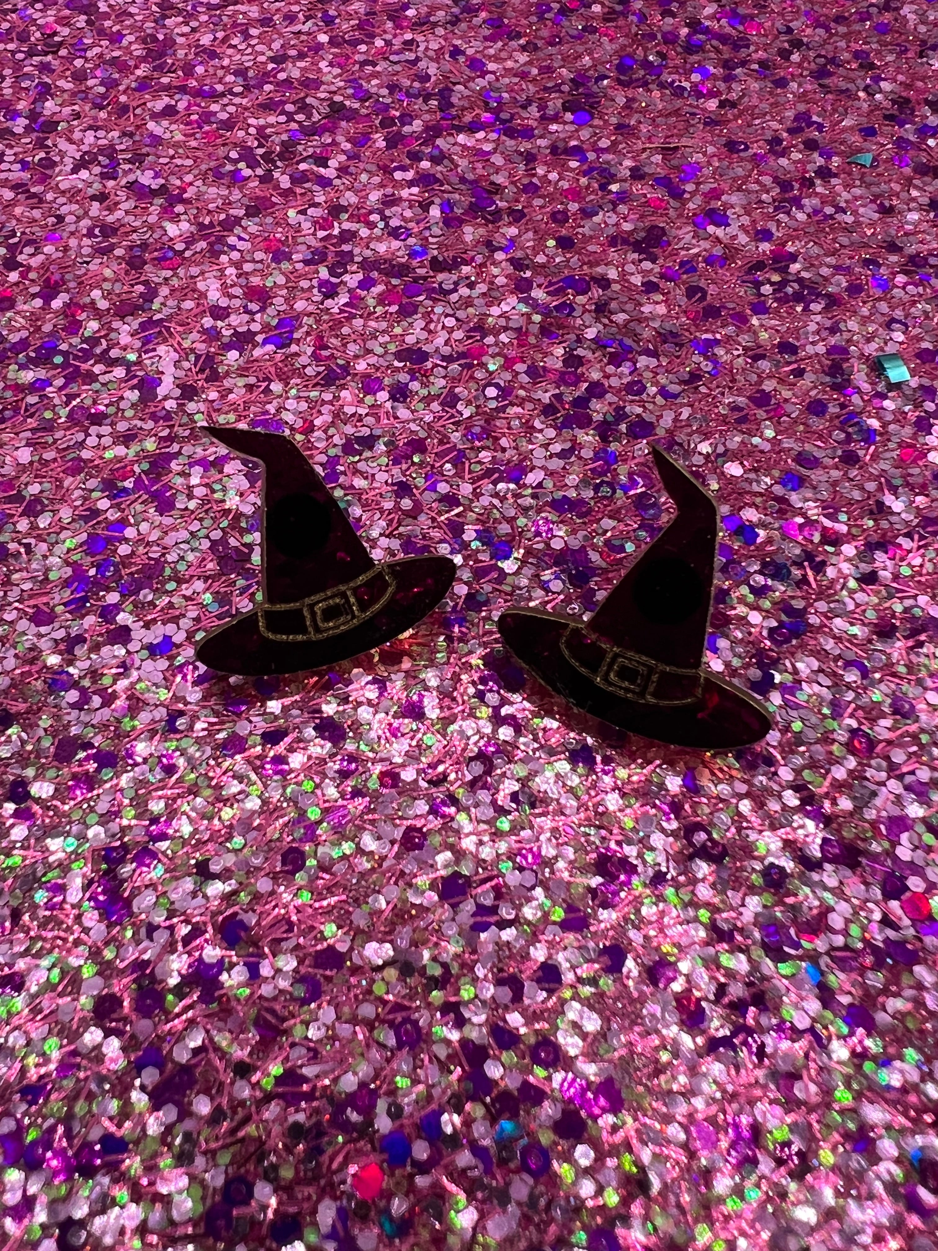 Witch Hat Stud Earrings by BOBBYK