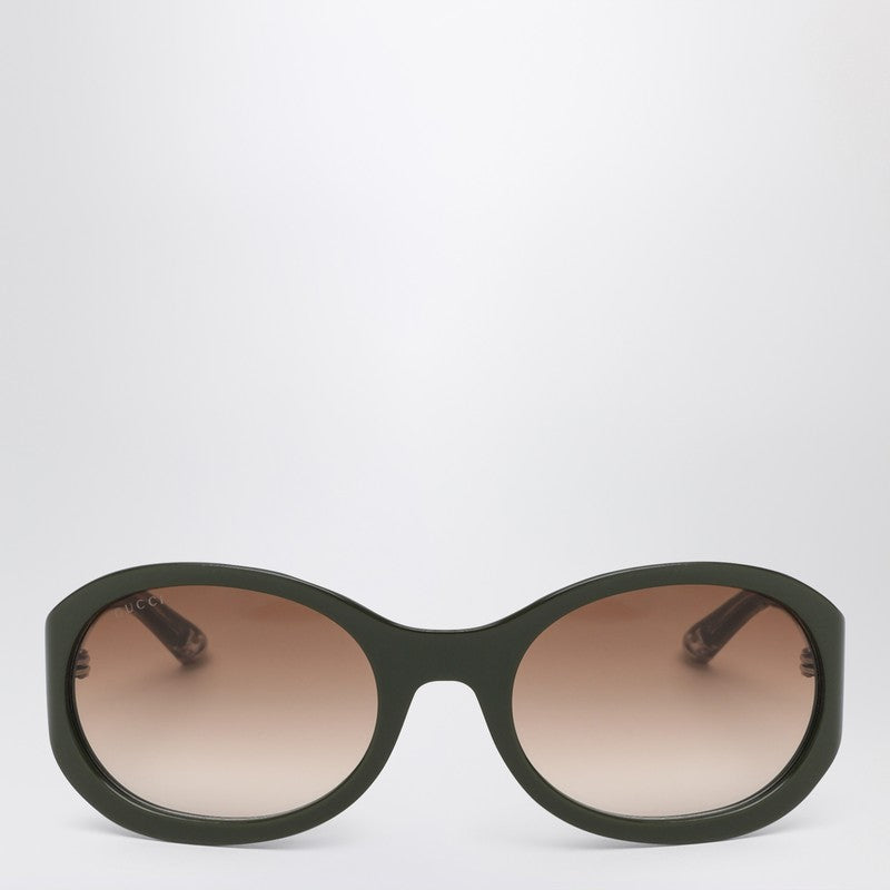 Gucci Green Round Sunglasses Women