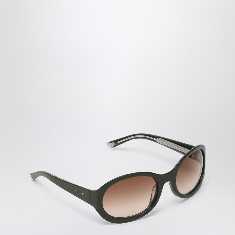 Gucci Green Round Sunglasses Women