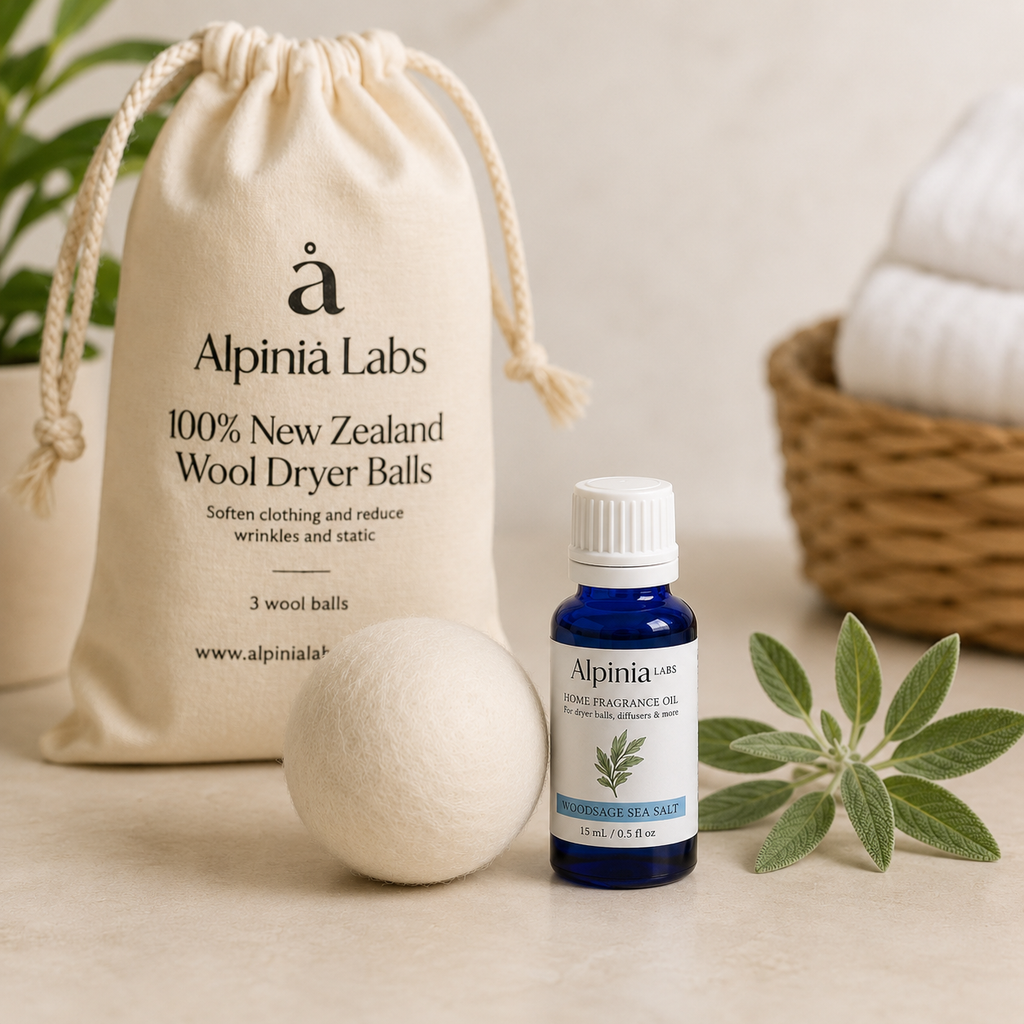 New Zealand Wool Dryer Balls — Reusable, Softens & Cuts Dry Time (Set of 3)