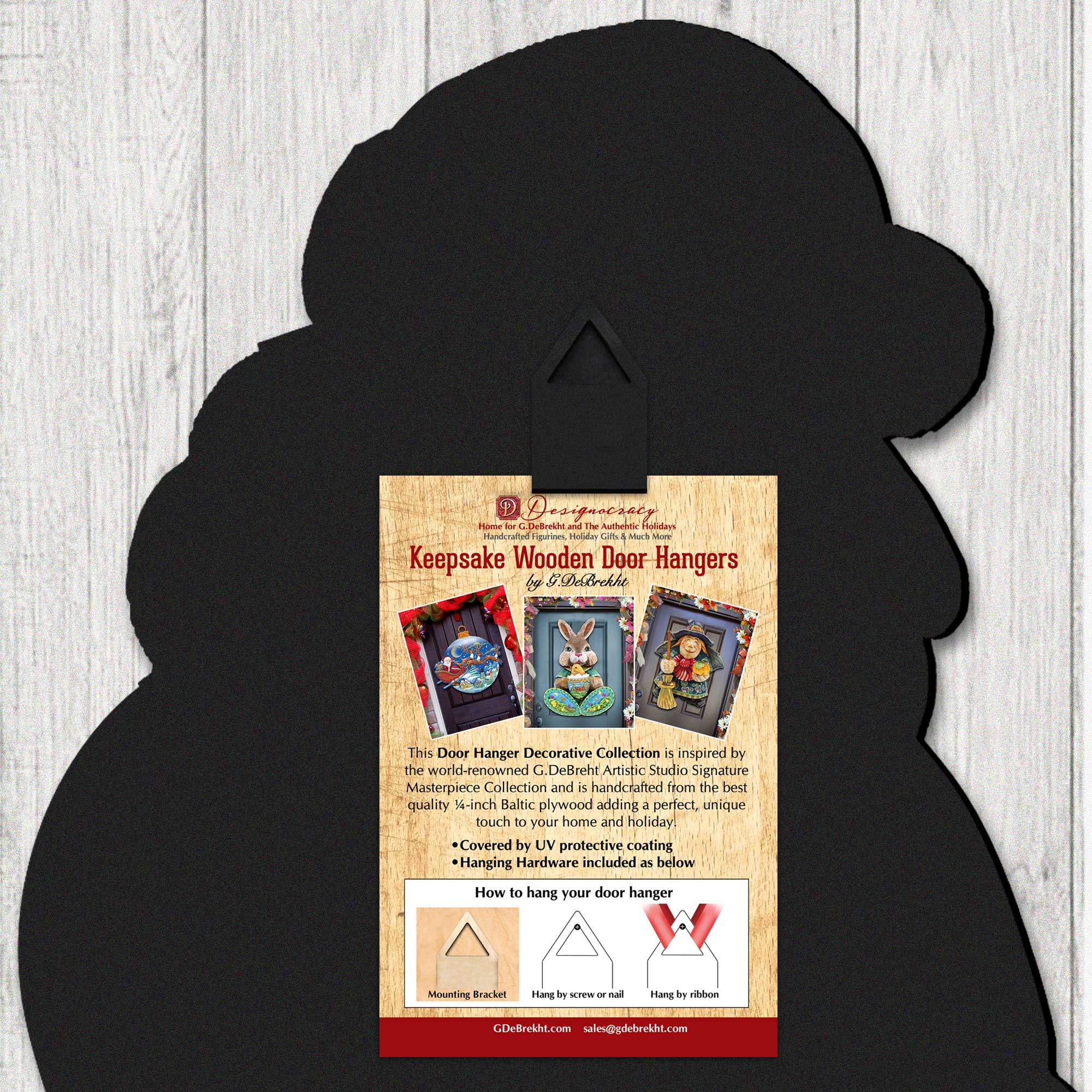 Merry Christmas Snowman Family Truck Door Hanger by G. Debrekht - Christmas Decor - 8652819H