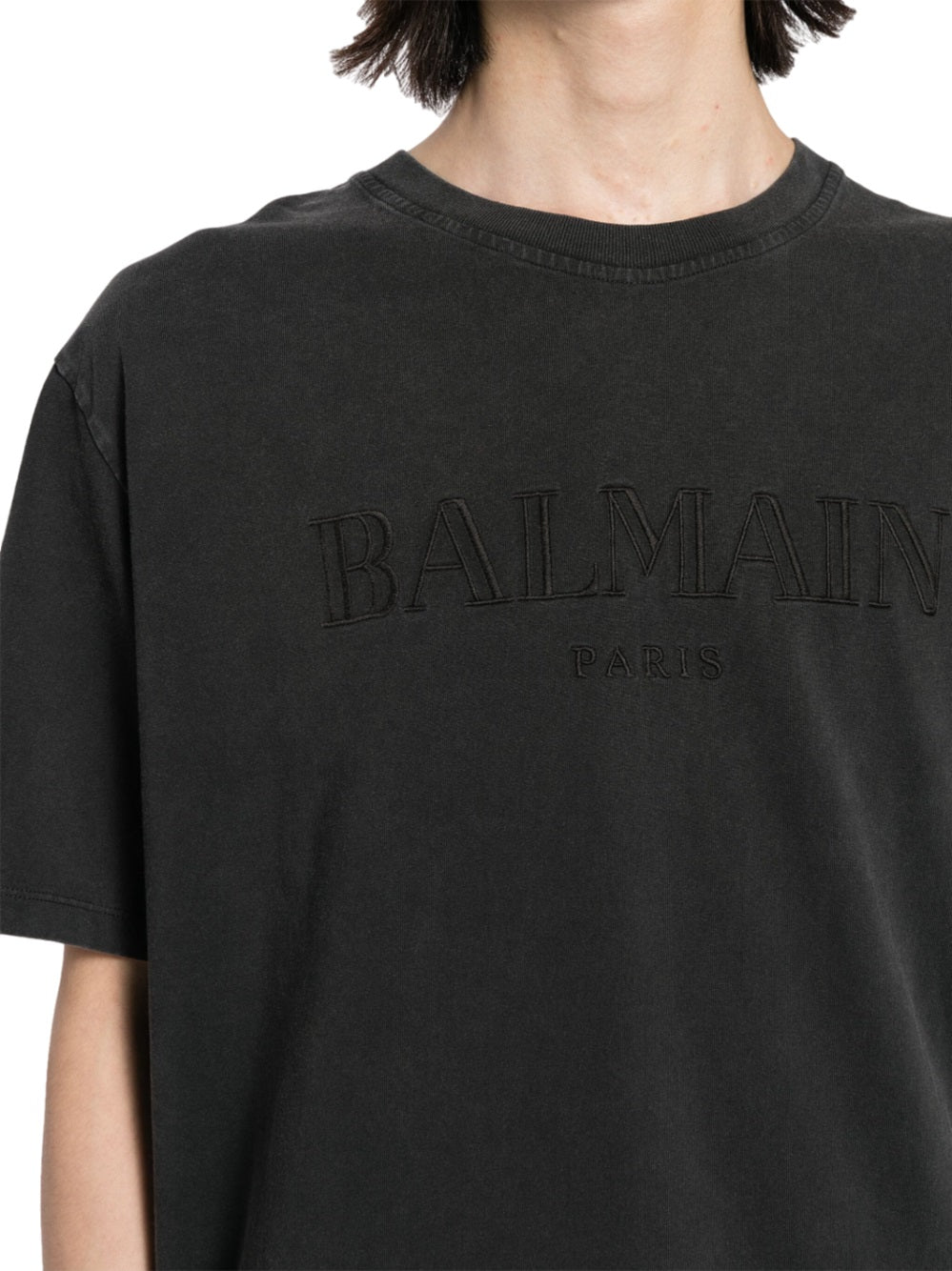 Balmain Men T-Shirt With Vintage Balmain Embroidery