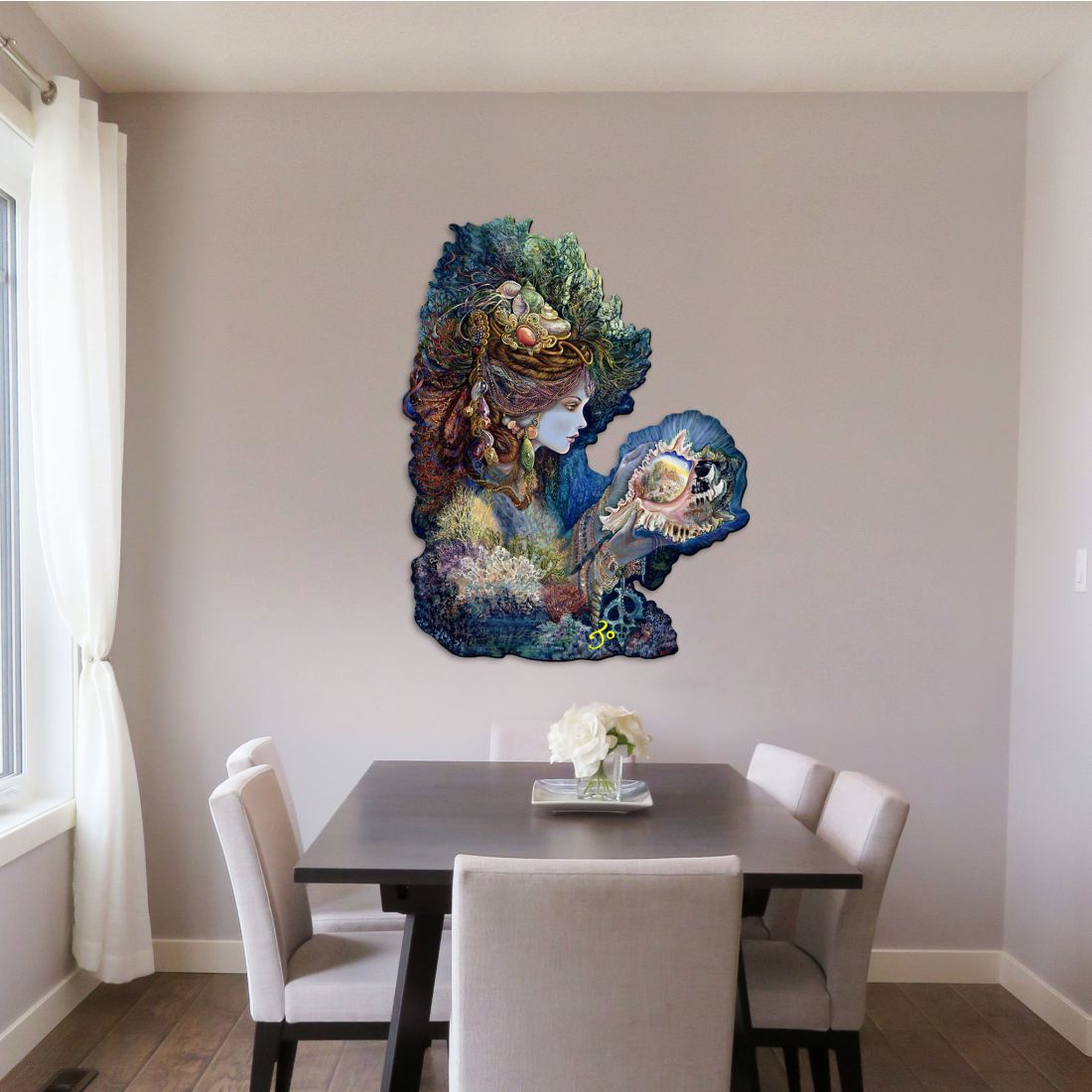 Daughter of the Deep Wall Hanger by Josephine Wall - Coastal Sea-Life Decor - 845617H-JW
