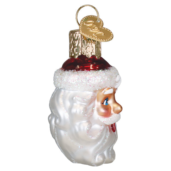 Mini Winking Santa Ornament