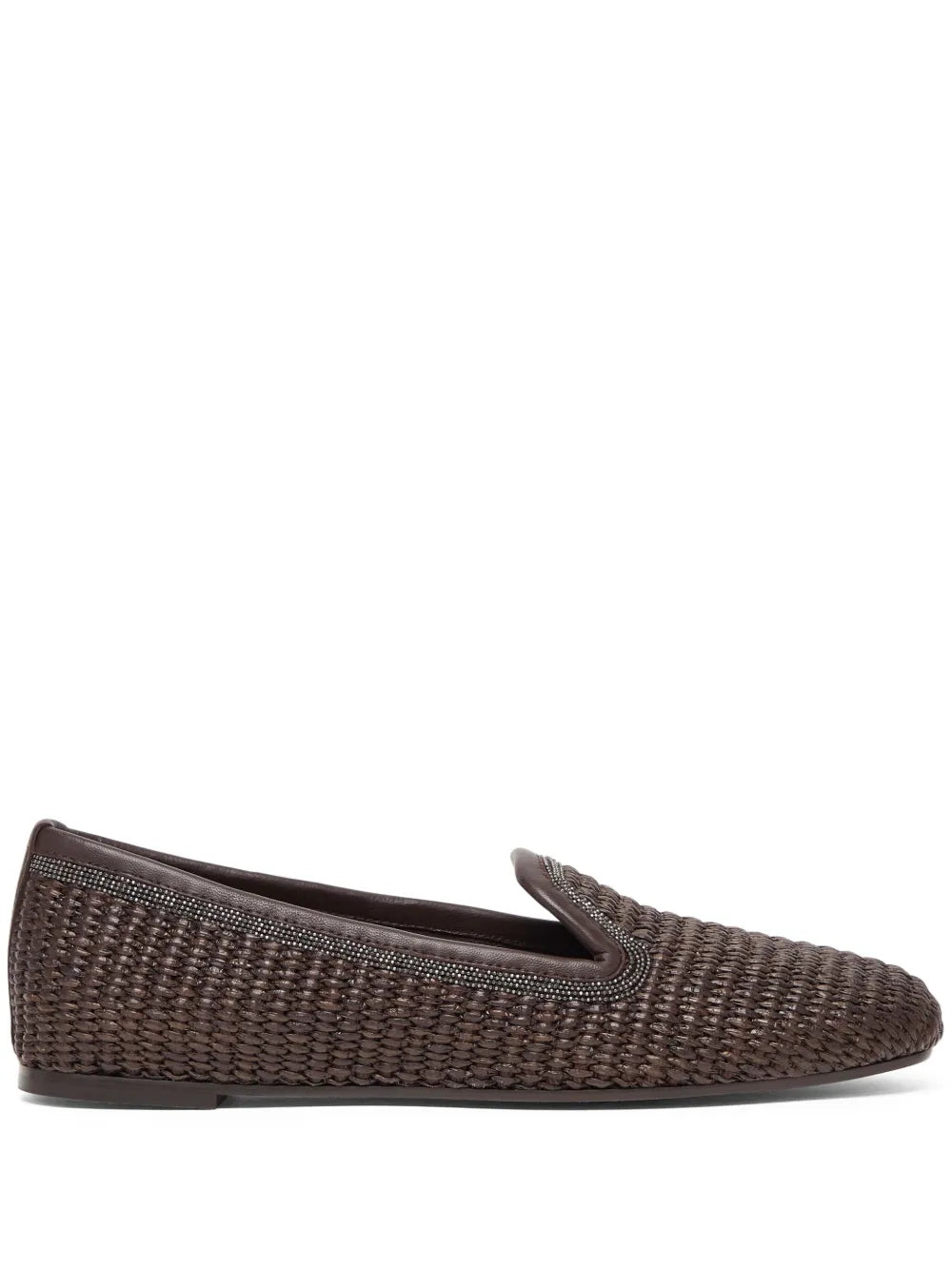 Brunello Cucinelli Women Slippers With Woven Design