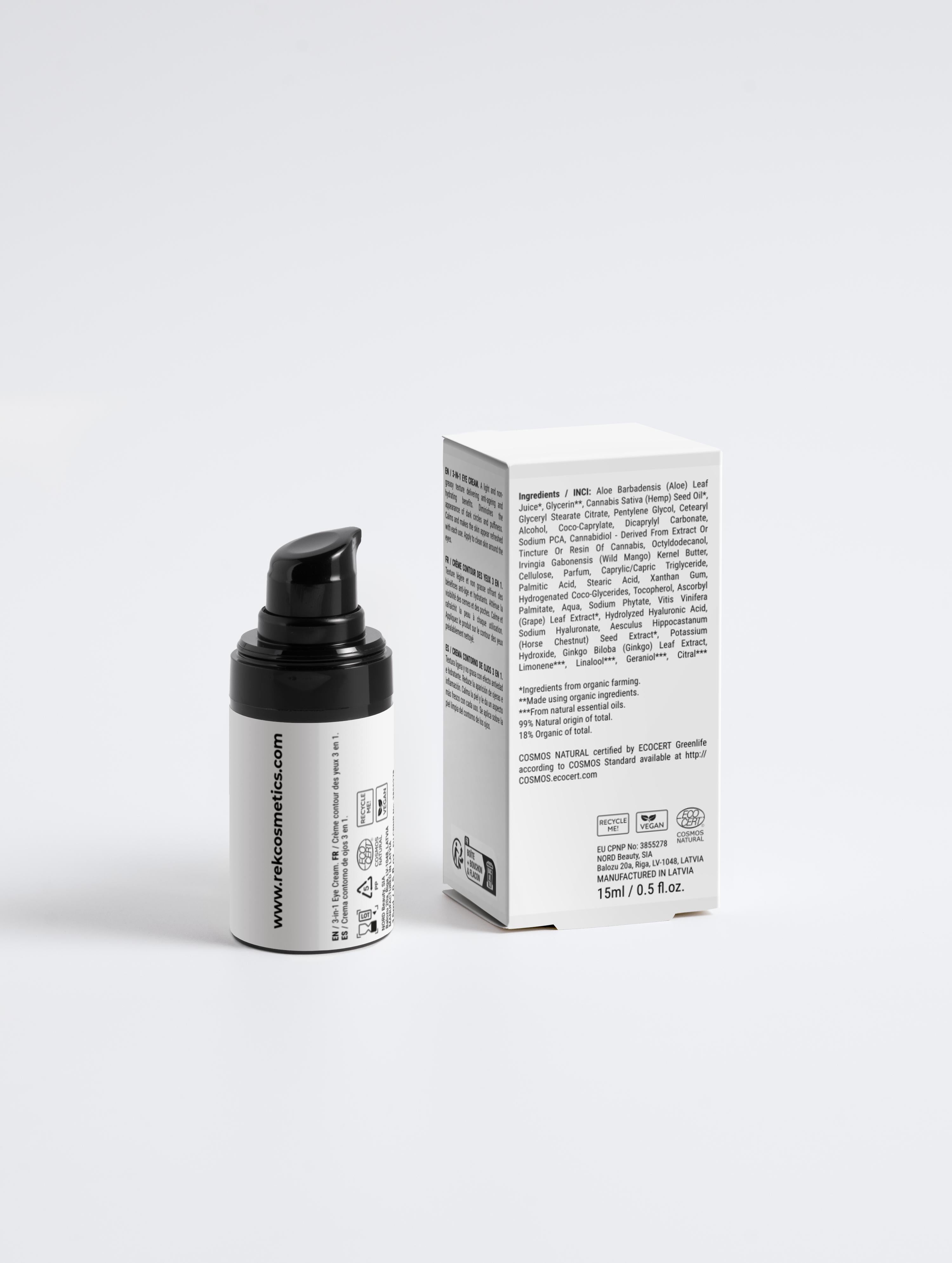 3-in-1 Eye Cream for Men – Anti-Aging & Hydrating
