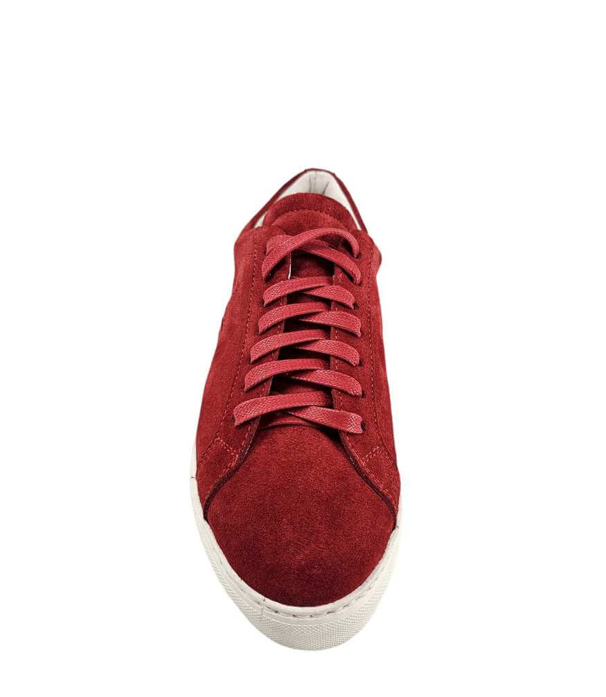 Red Suede Sirius Star Womens Sneaker