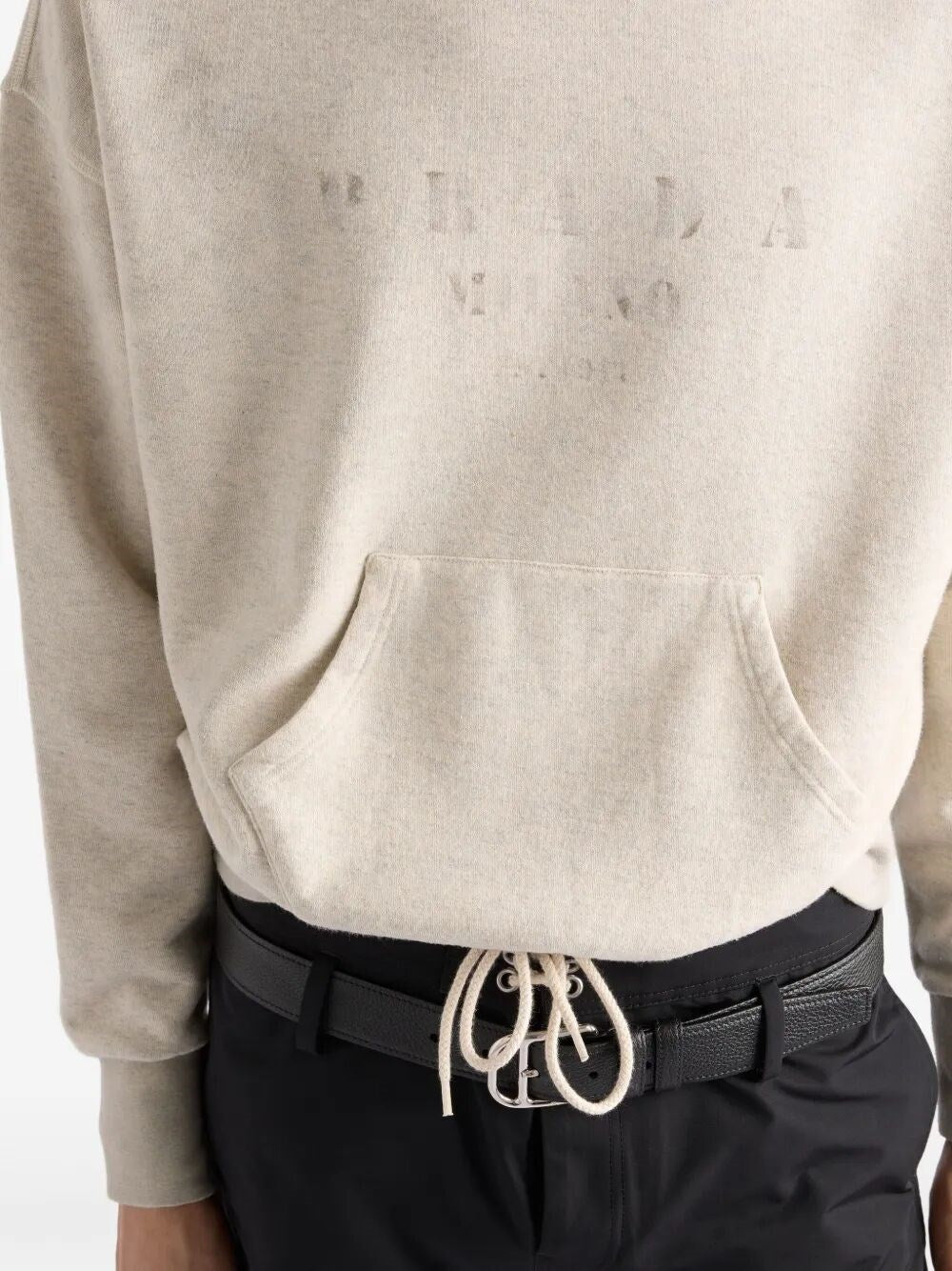 Prada Men Cotton Fleece Hoodie