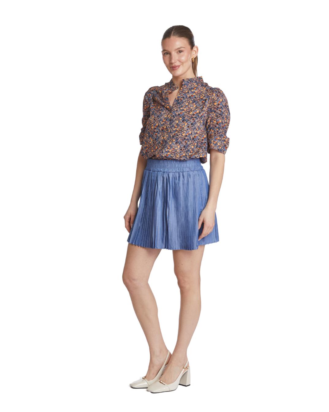 Sylvie Top - Floral-shadow