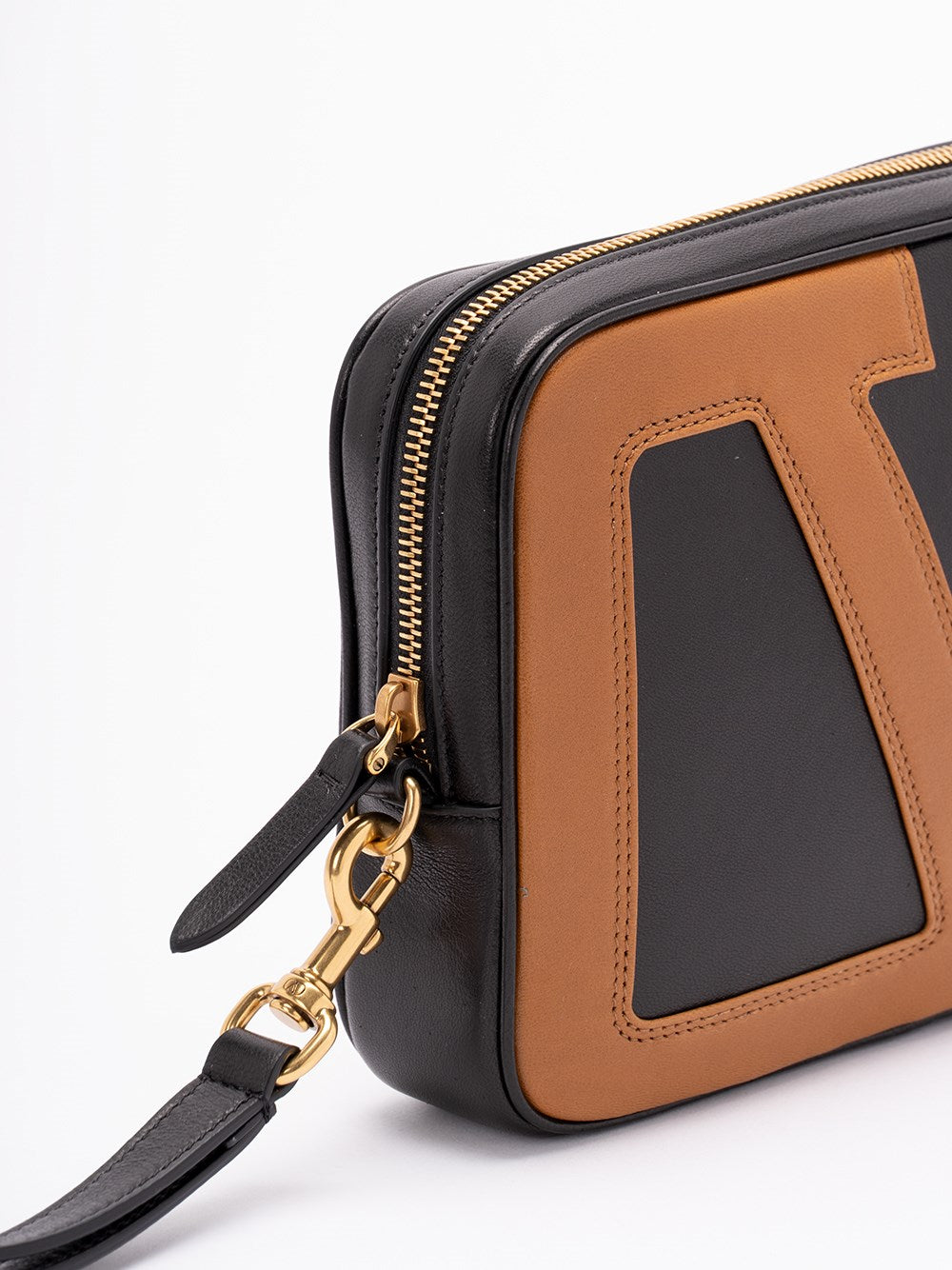 Valentino Garavani Men `Viva Superstar` Leather Pouch