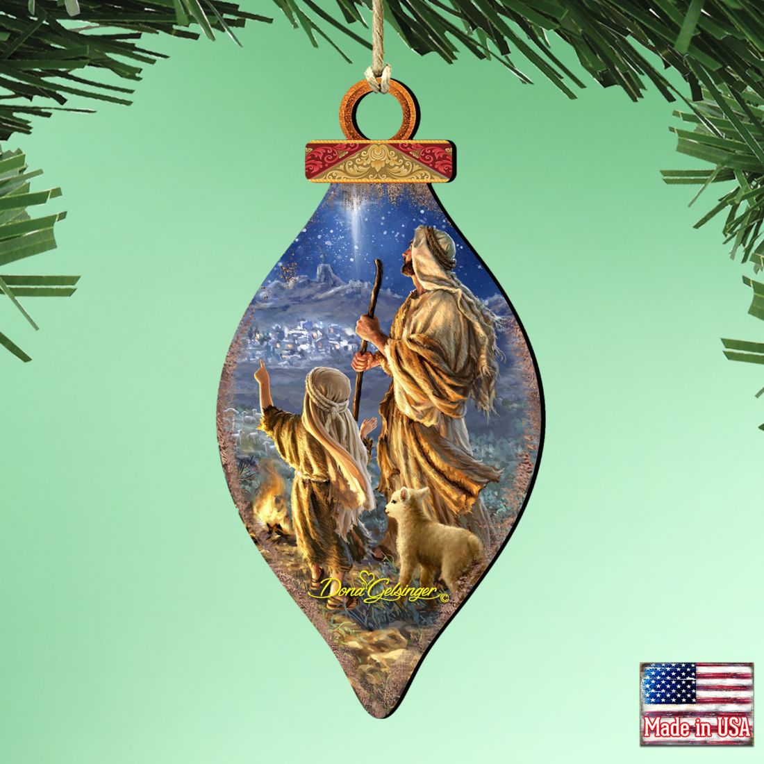 Shepherds Keeping Watch Cone by Gelsinger - Nativity Holiday Decor - 8041025-1838