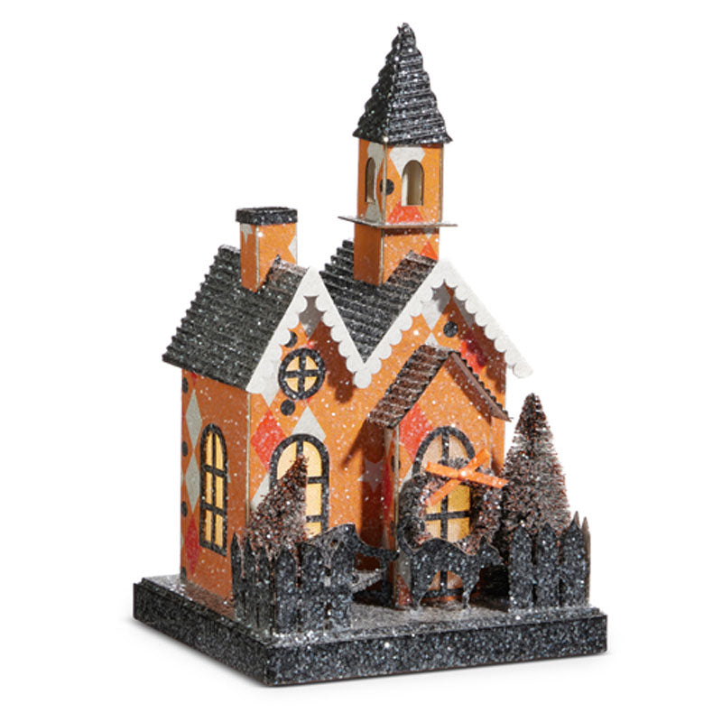 Lighted Halloween Party Church