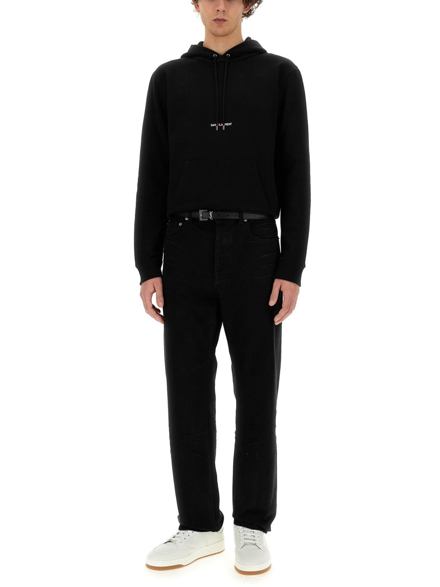 Saint Laurent Men Wide Jeans.
