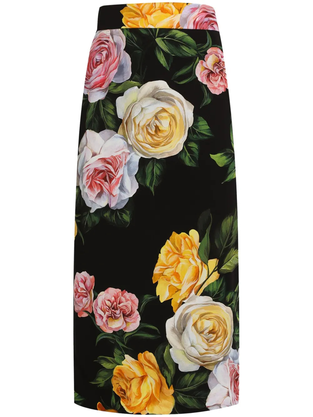 Dolce & Gabbana Women Midi Skirt With Floral Print