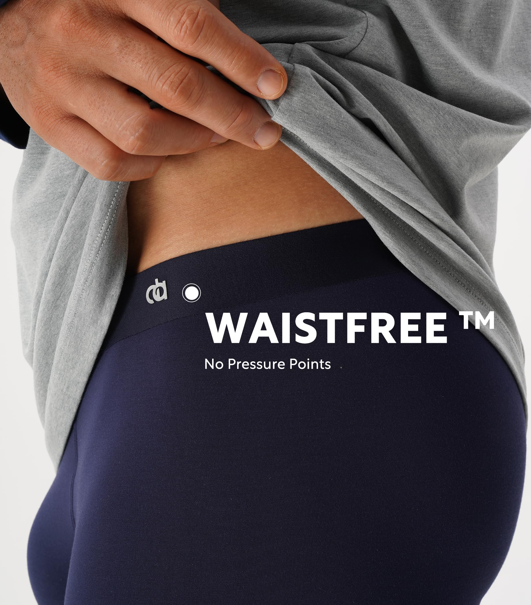 DAVID ARCHY Men's Underwear Trunks Modal Support Pouch Ultra Soft Breathable Seamless Underwear for Men 4 Pack