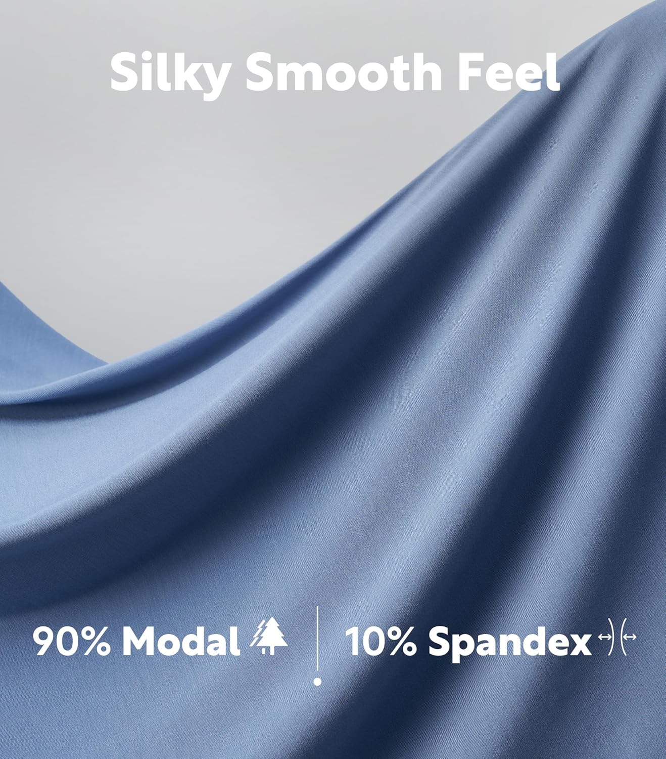 DAVID ARCHY Men's Briefs Modal No Fly Underwear Support Pouch Soft Comfort Briefs for Men 4 Pack