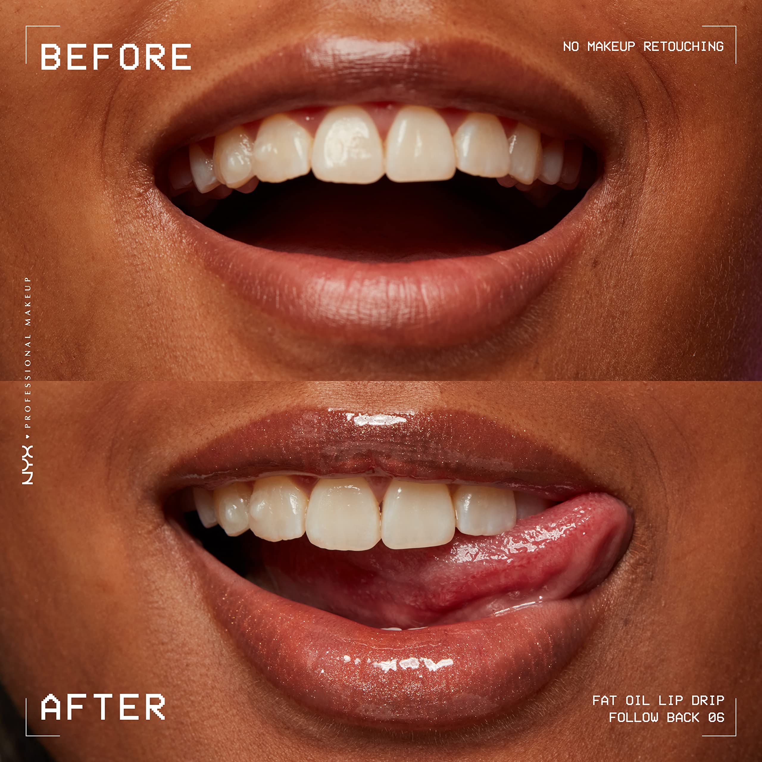 NYX PROFESSIONAL MAKEUP Fat Oil Lip Drip, Moisturizing Lip Oil Gloss, Vegan Tinted Formula, Up to 12 HR Hydration - Missed Call (Sheer Pink)