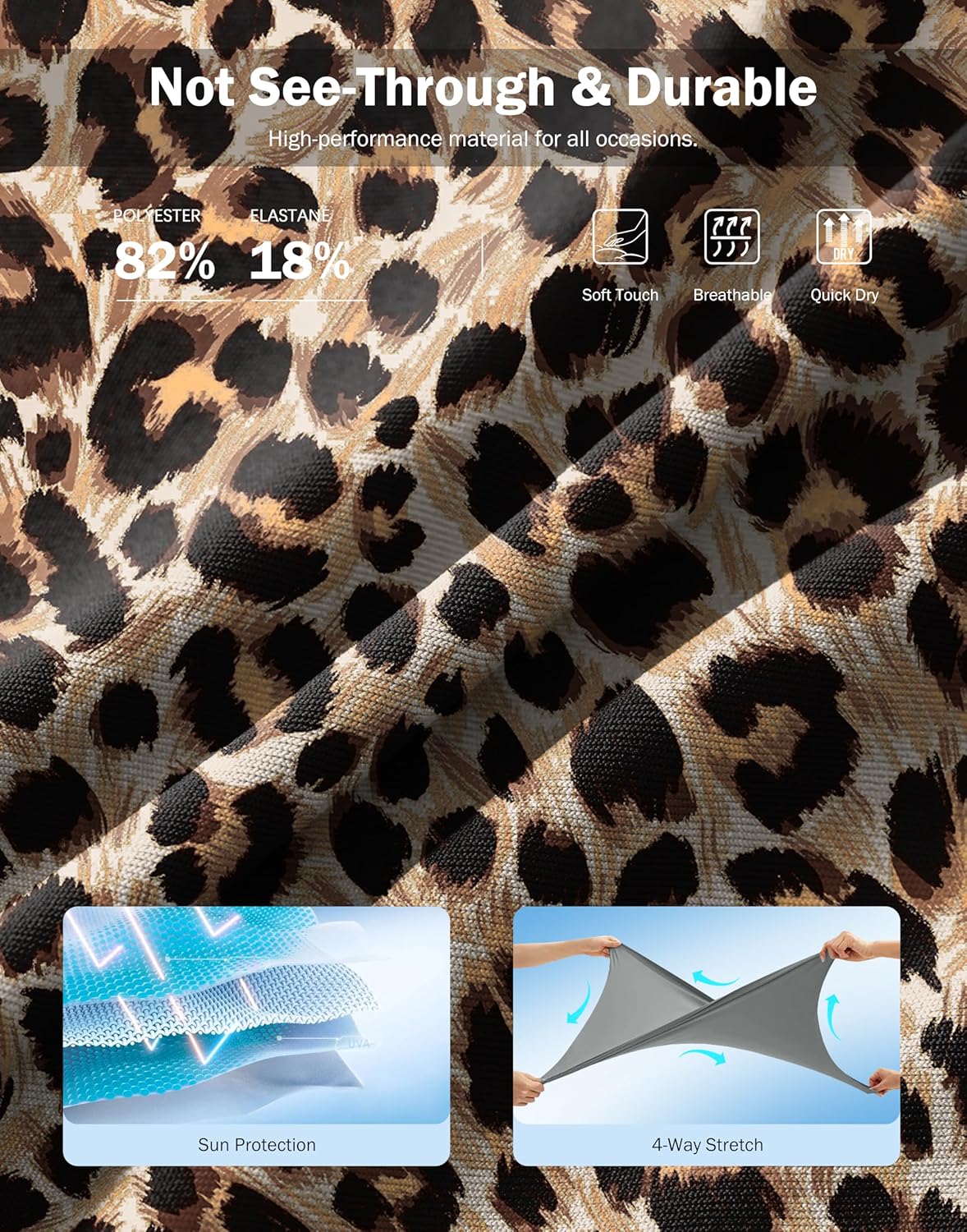 SANTINY 18" Skorts for Women 3 Pockets High Waist Long Athletic Tennis Skirt Golf Skort for Casual Summer Travel