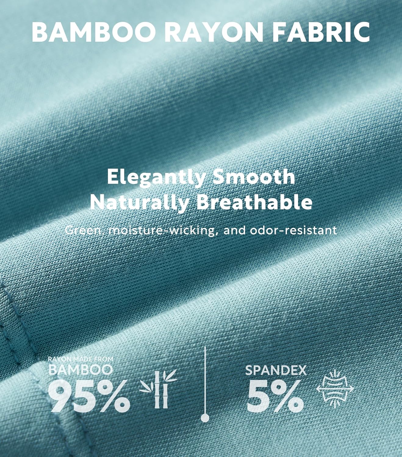 DAVID ARCHY Men's Breathable Underwear Soft Comfortable Moisture-Wicking with Fly Underwear Boxer Briefs for Men 3 Pack