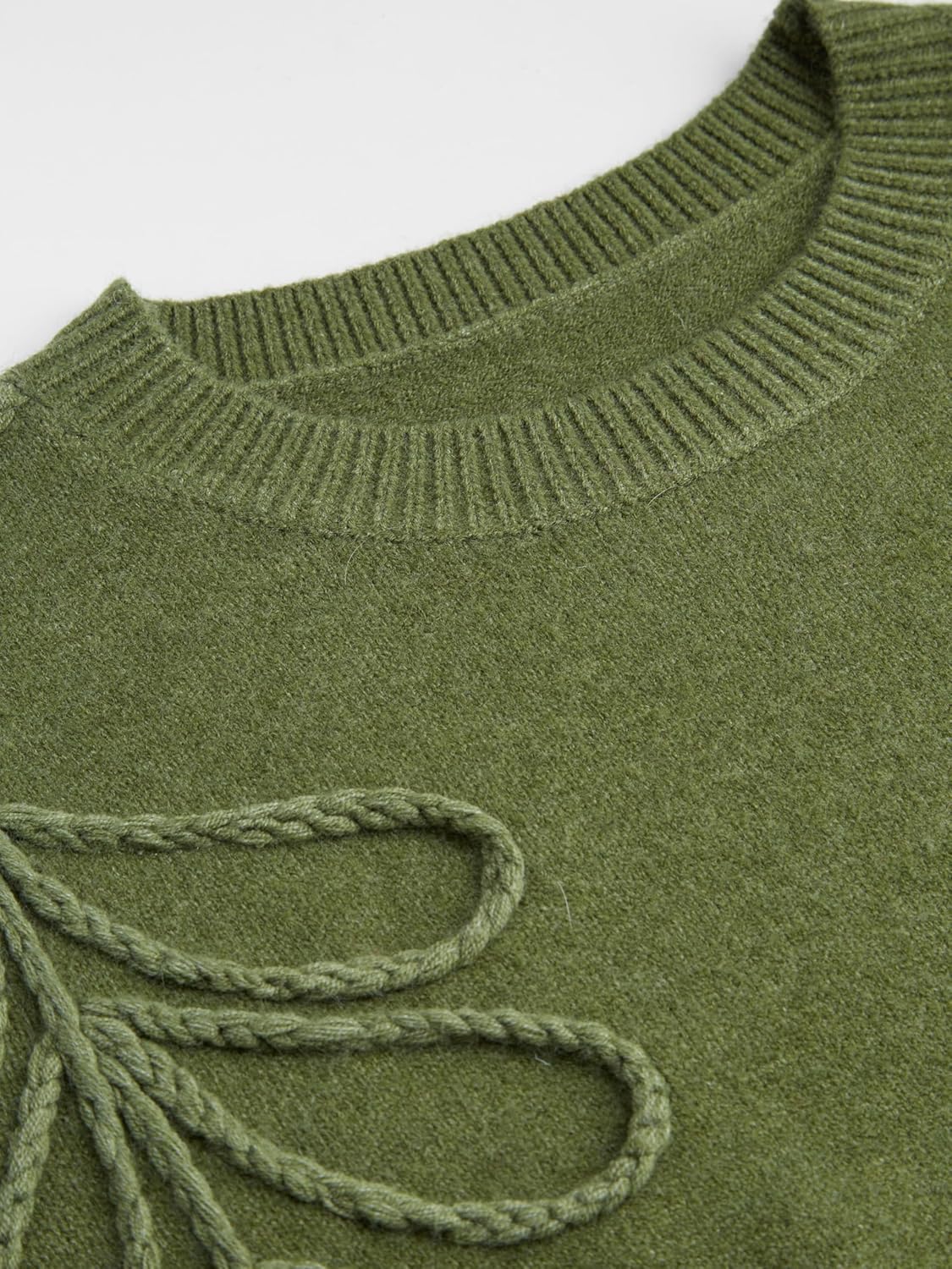 CIDER Women's Oversized Sweaters Long Sleeve Round Neck Tops Knit Pullover Sweater