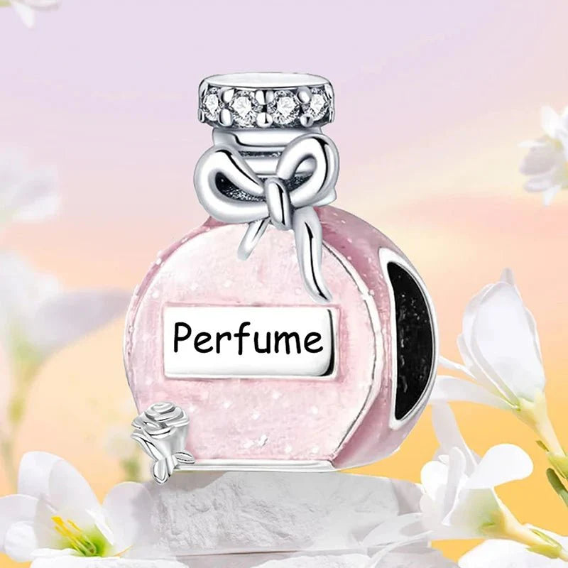 925 Silver Plated Elephant Moon Perfume Heart Firefly Beads Diy Bracelet Necklace Making Gift Of High Quality Fashion Jewelry