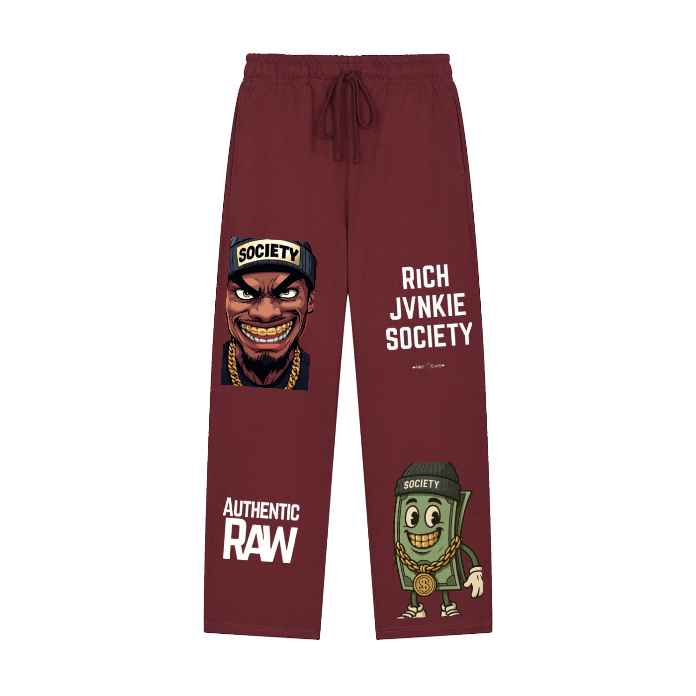 RICHJVNKIE SOCIETY Straight Leg Joggers
