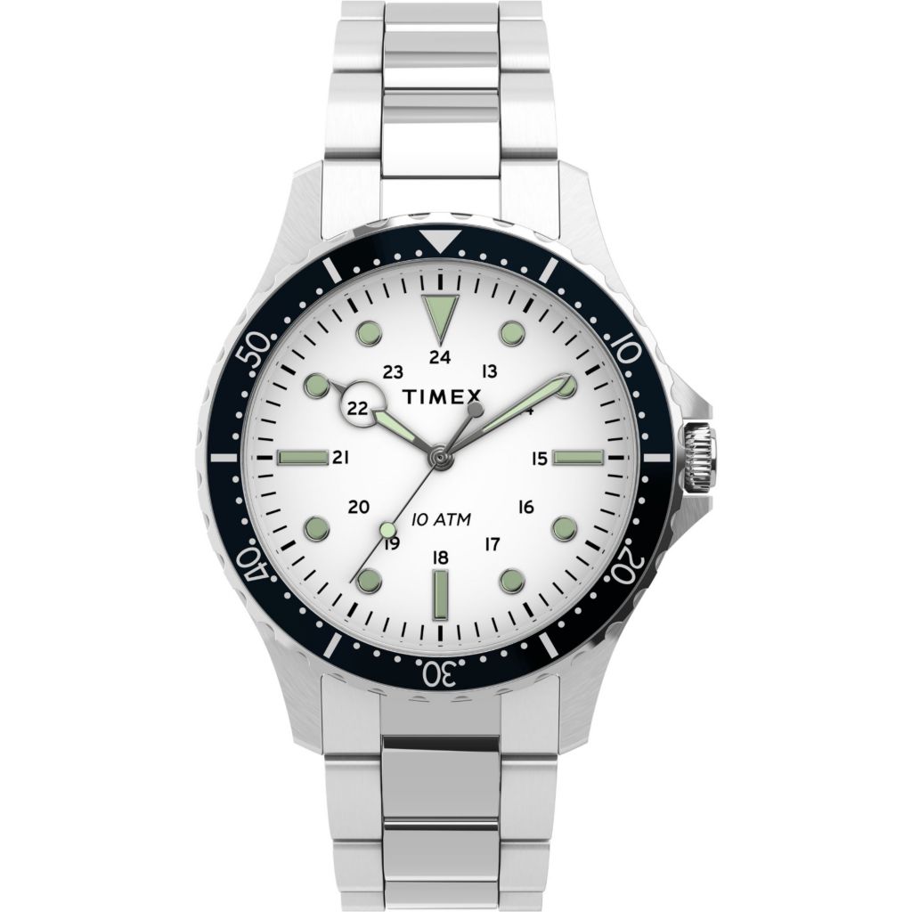 Timex 41mm Trend Quartz Stainless Steel Bracelet Watch by Steals