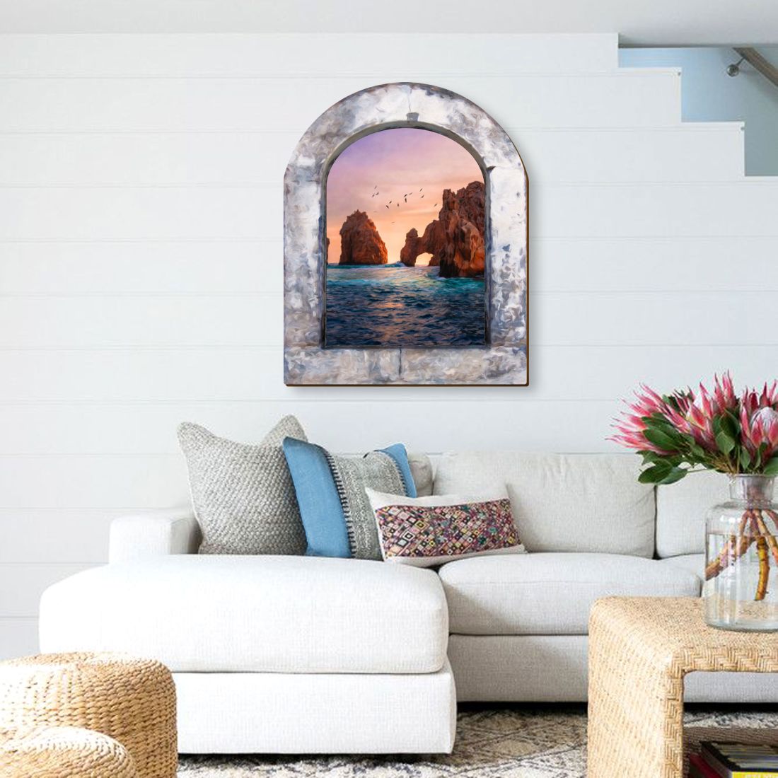 Sunset Serenity Wall Door Hanger by G. DeBrekht - Coastal Sea-Life Decor - 8491001W