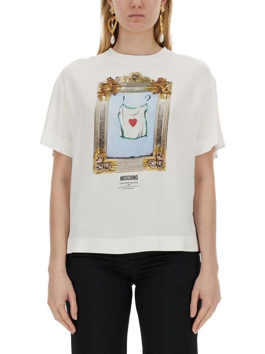Moschino Women "Gone With The Wind" T-Shirt