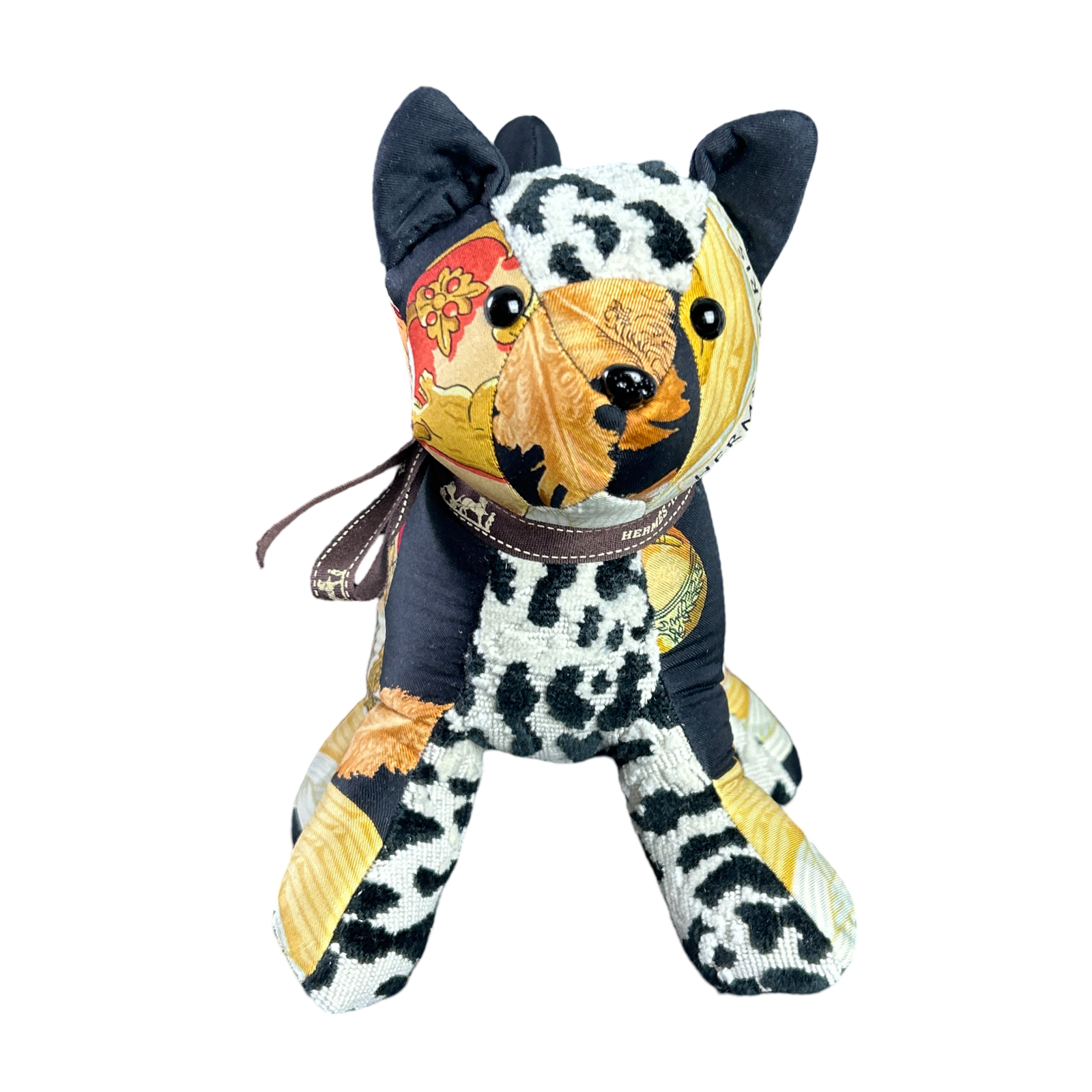 Couvée d’Hermès Vintage Silk Scarf Charming Kitten