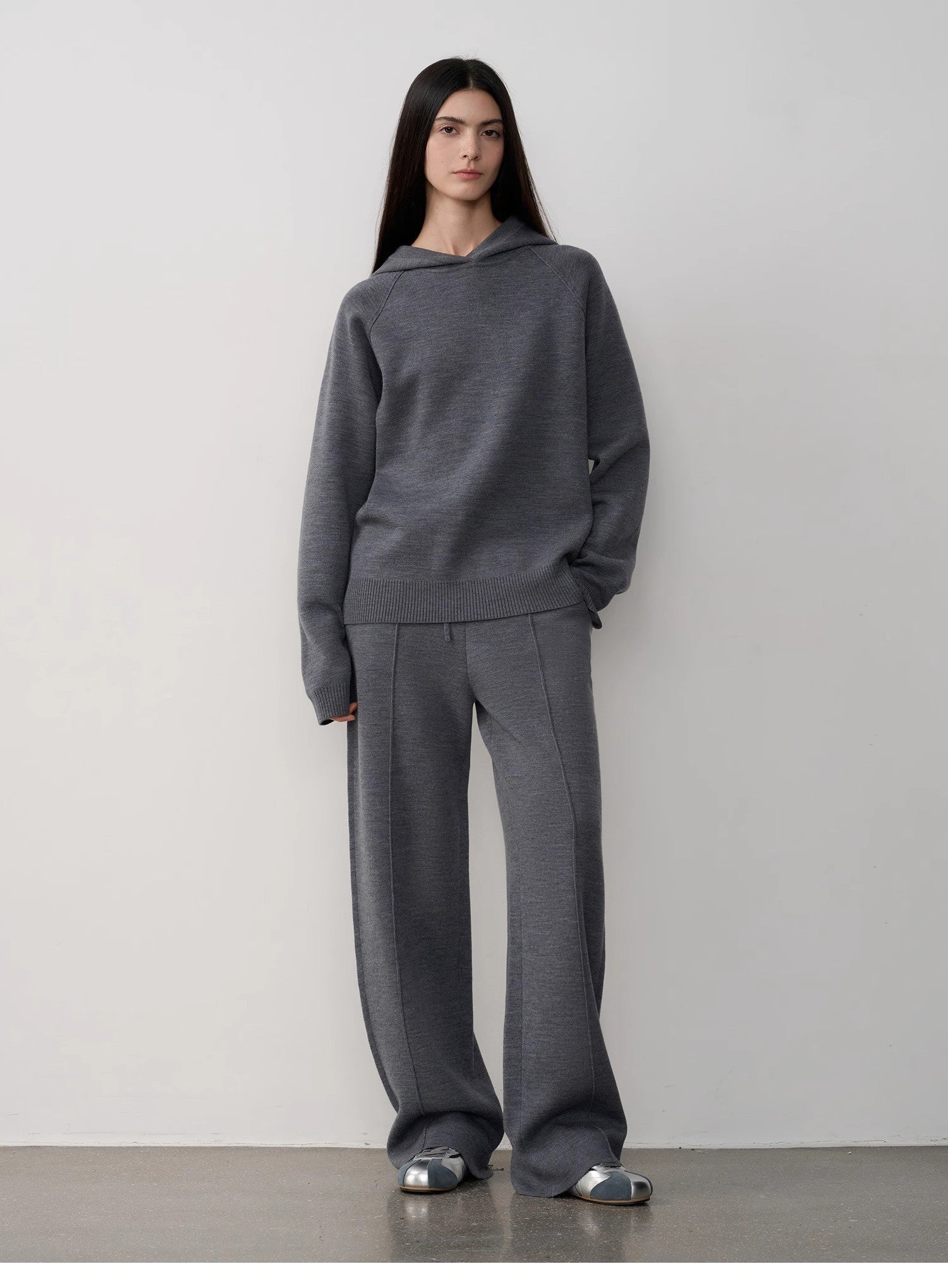 "Urban One" Wool Hooded Knit Outfit-15