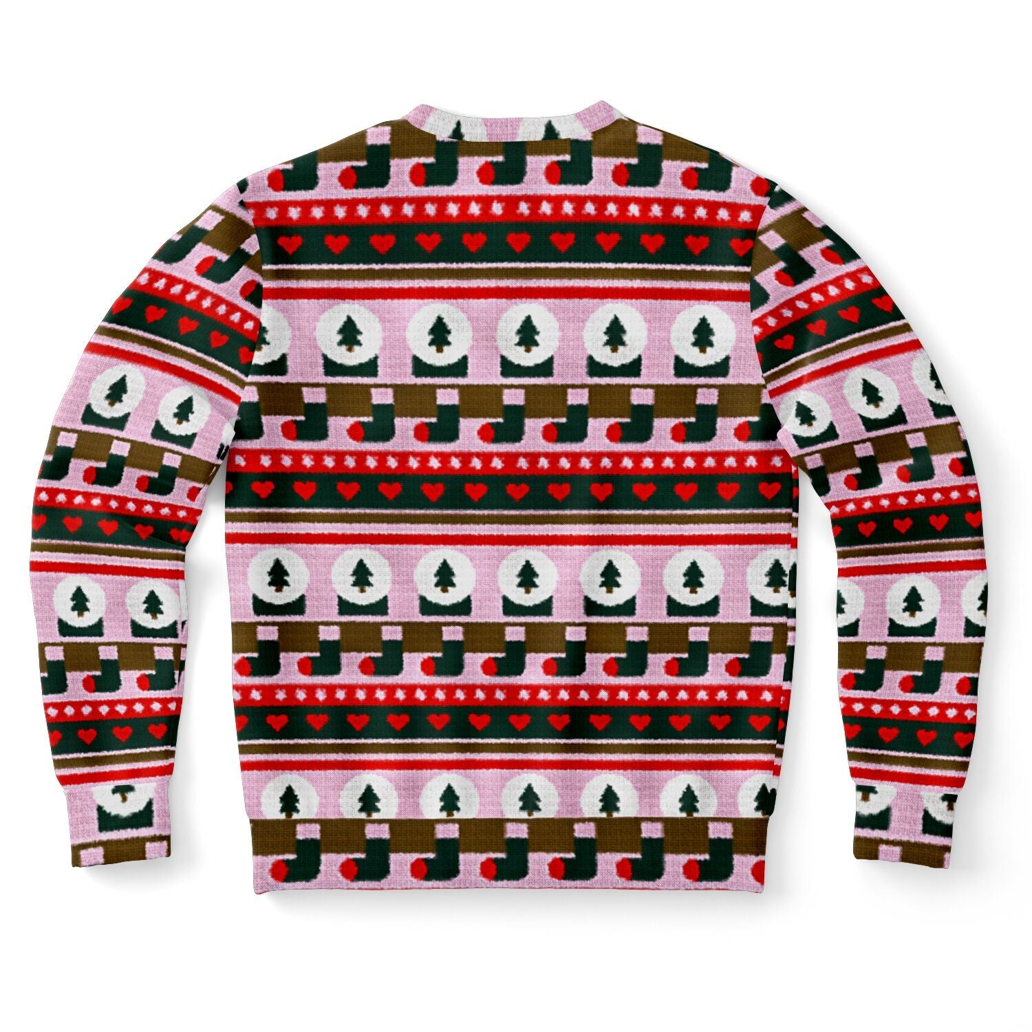 Santa's Favorite Bird Is A Flamingo Ugly Christmas Sweatshirt