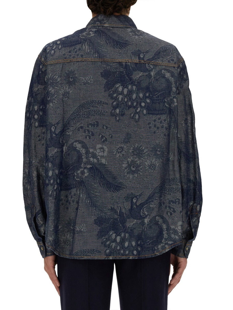 Etro Men Paisley Pattern Shirt