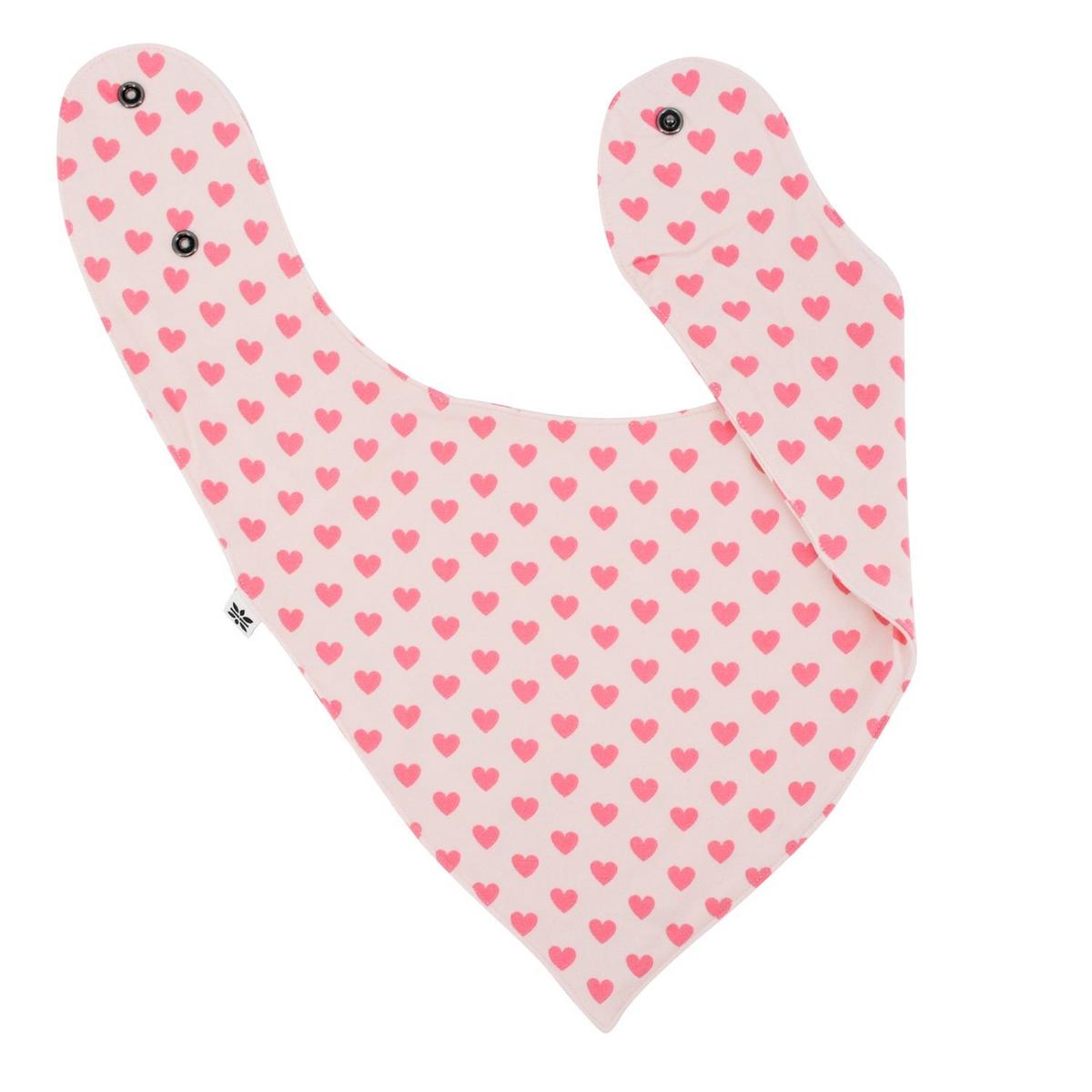 Baby Bib - Pink Hearts