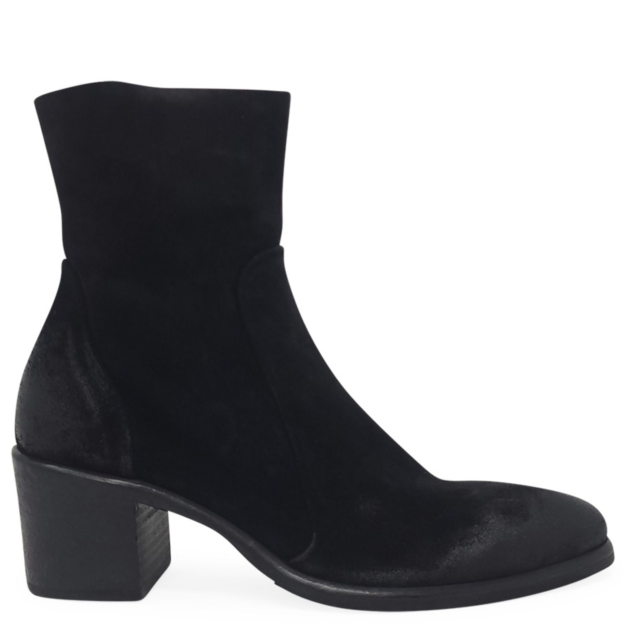 Black Suede Ankle Boot